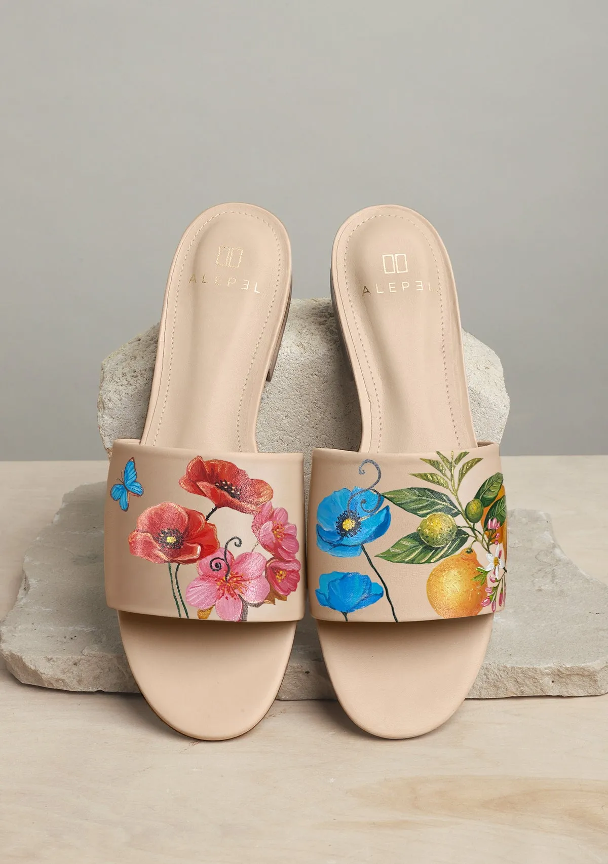 Beige Slide Custom Design Soft EVA