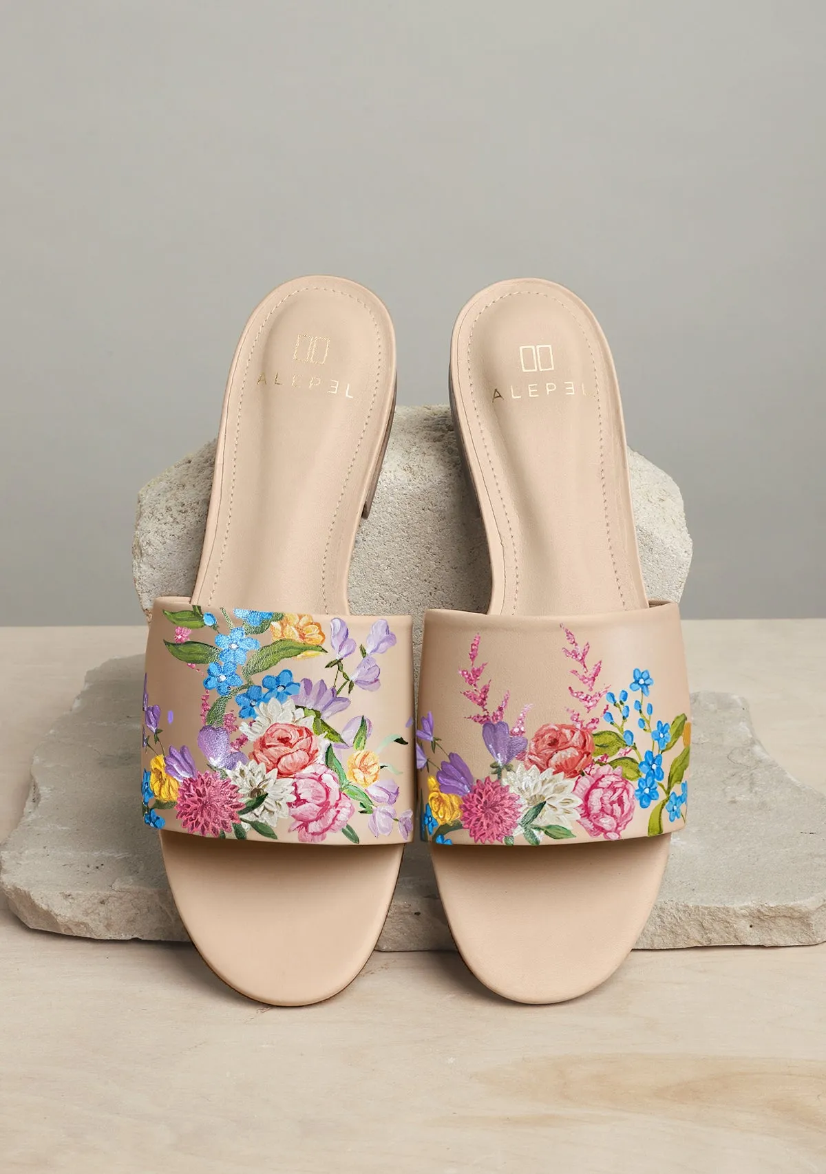 Beige Slide Custom Design Soft EVA