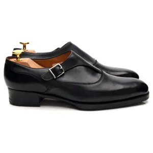 All-Day Fit Bespoke Black Leather Monk Strap UK 6 / UK 6.5 E