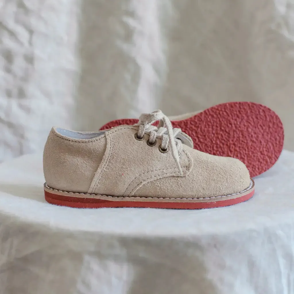 Big Kids Shoes Albert Saddle - Tan Suede