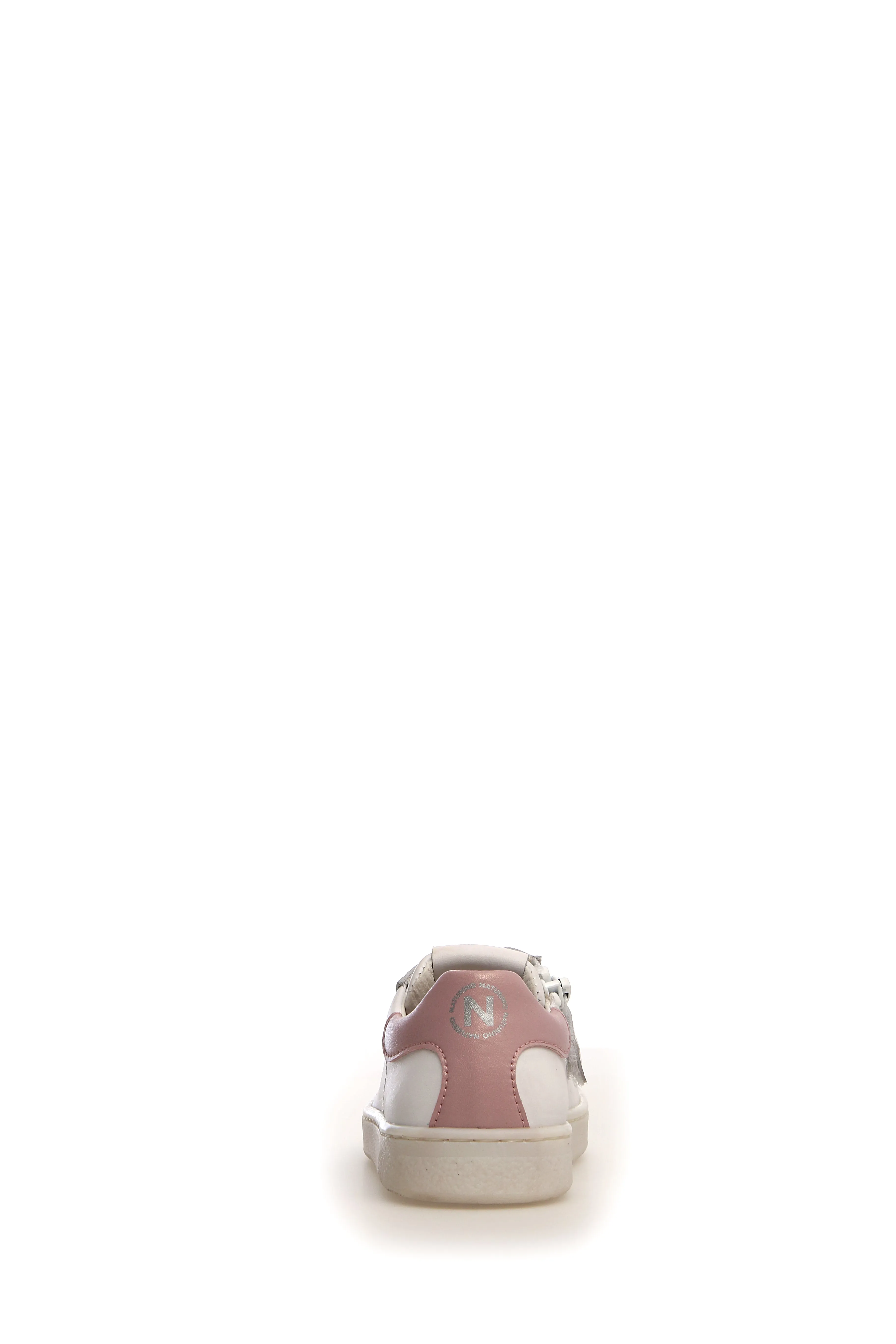 Big Kids Shoes Naturino Girl's Flich Sneaker Shoes, White/Pink