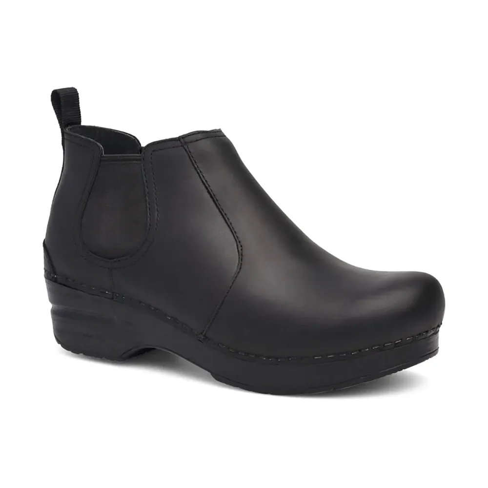 Dansko Frankie Ankle Bootie Womens Shoes Black Oiled