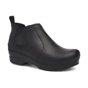 Dansko Frankie Ankle Bootie Womens Shoes Black Oiled