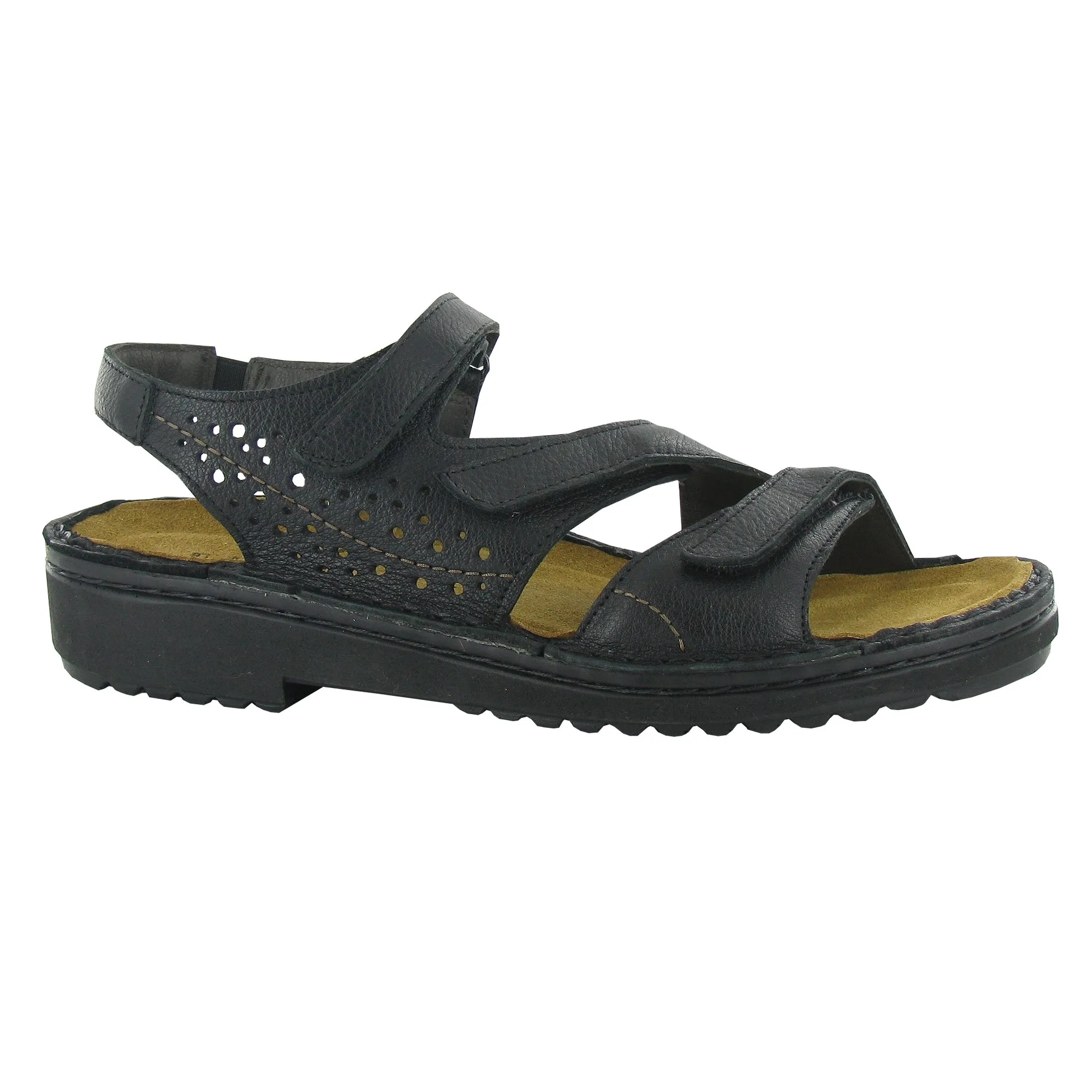 Naot Birgit Sandal (66706) Womens Shoes Soft Black Leather