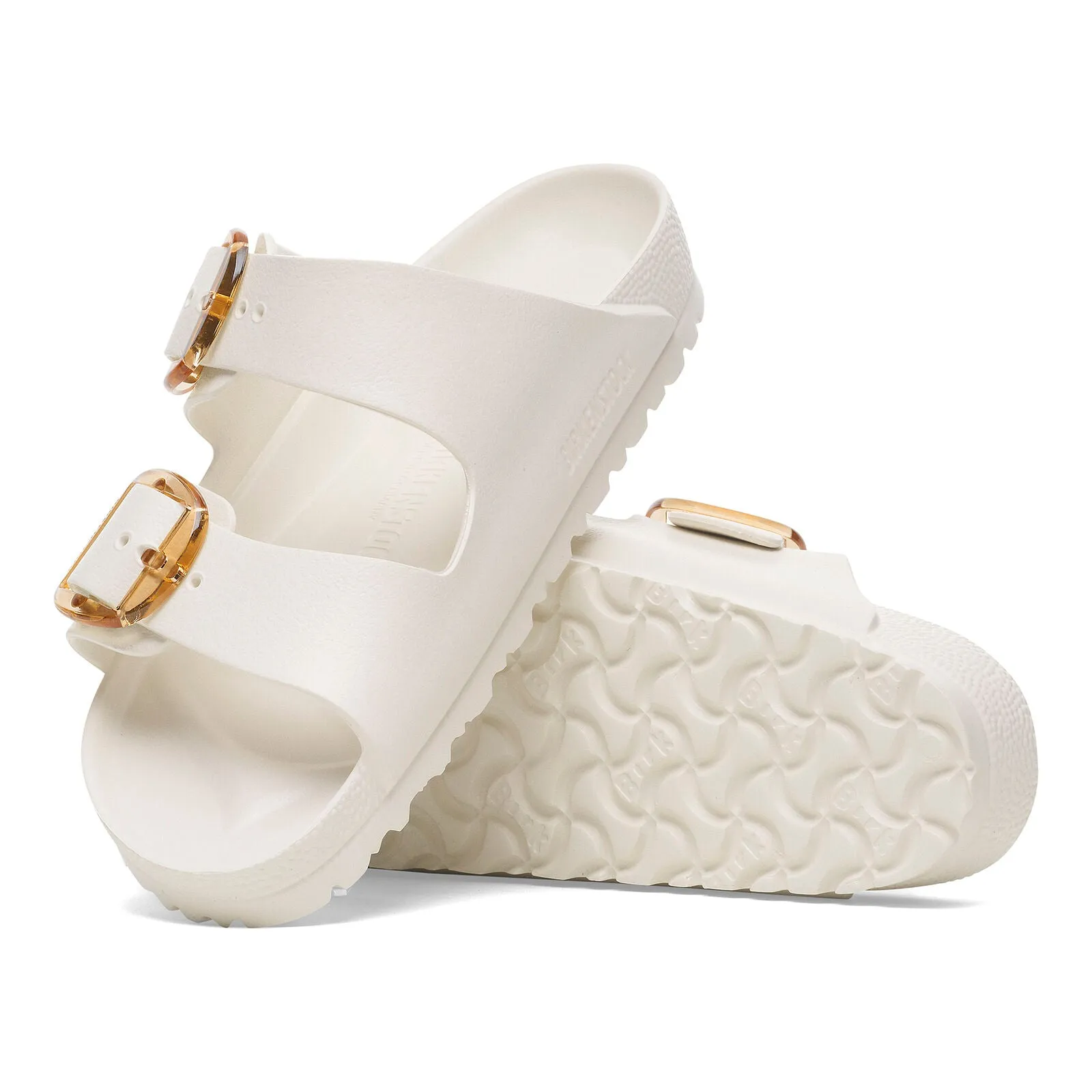 BIRKENSTOCK ARIZONA BIG BUCKLE EVA - EGGSHELL Satin-Lined