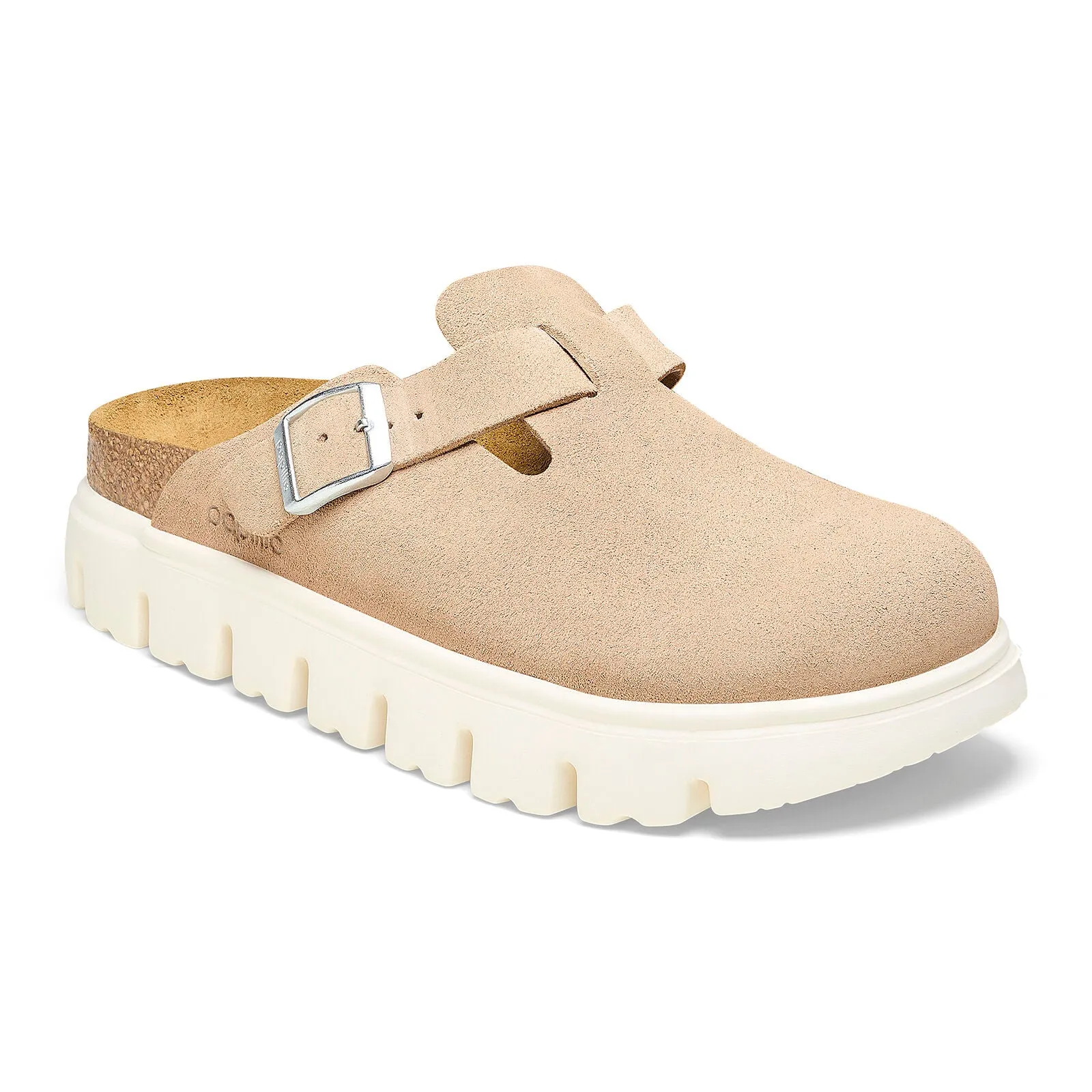 BIRKENSTOCK BOSTON CHUNKY - WARM SAND - N1026176 Feather Feel