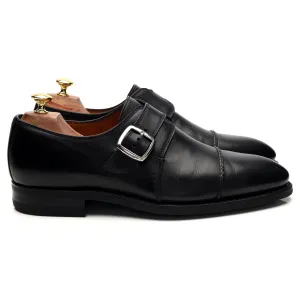 Dual Shade Black Leather Monk Strap UK 12