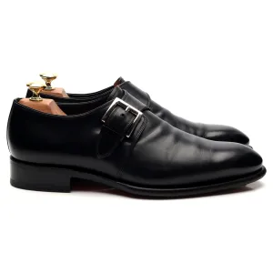 Black Leather Monk Strap UK 7 F Boss Mode Nordic Line