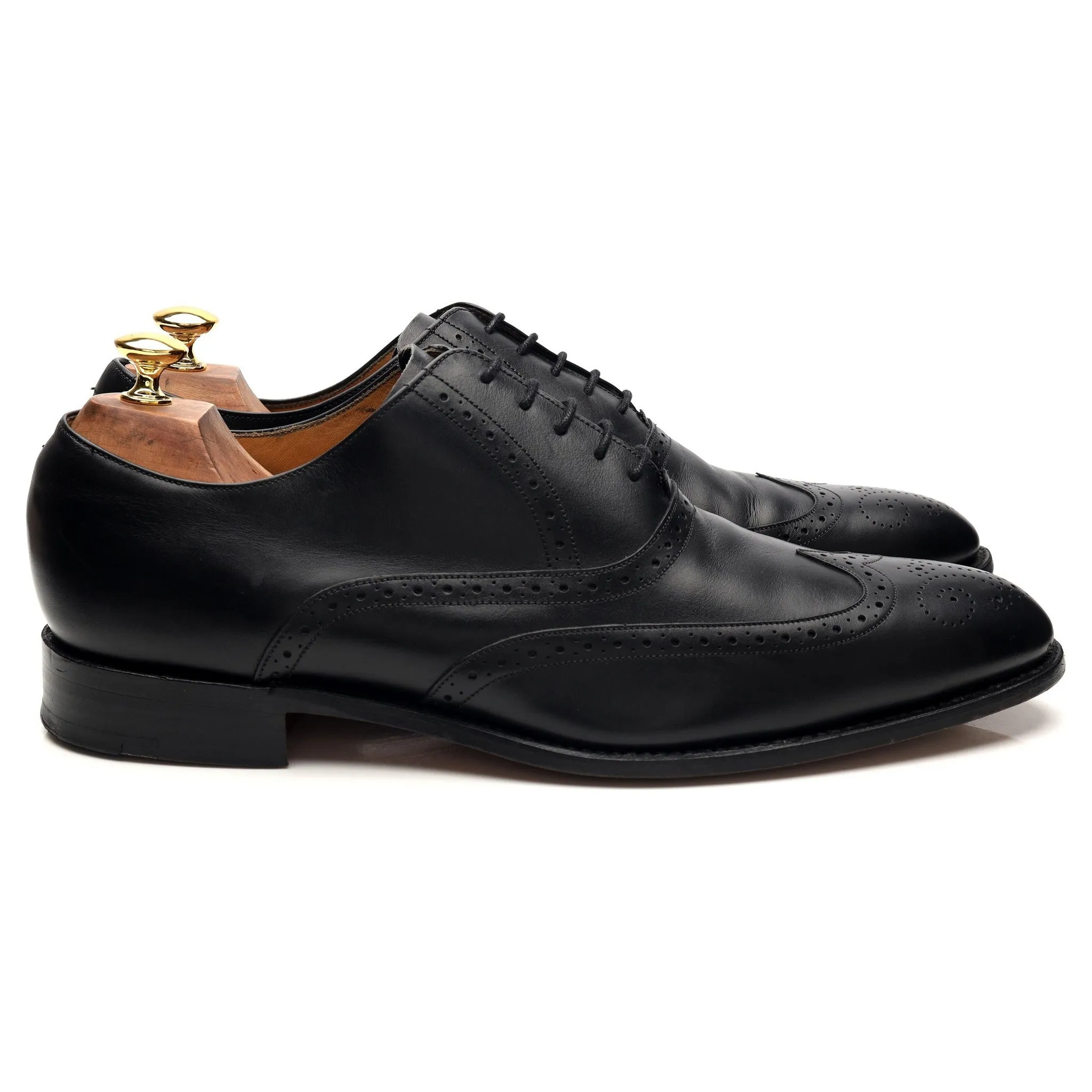soft fit Minimalist Look Black Leather Oxford Brogues UK 11 G