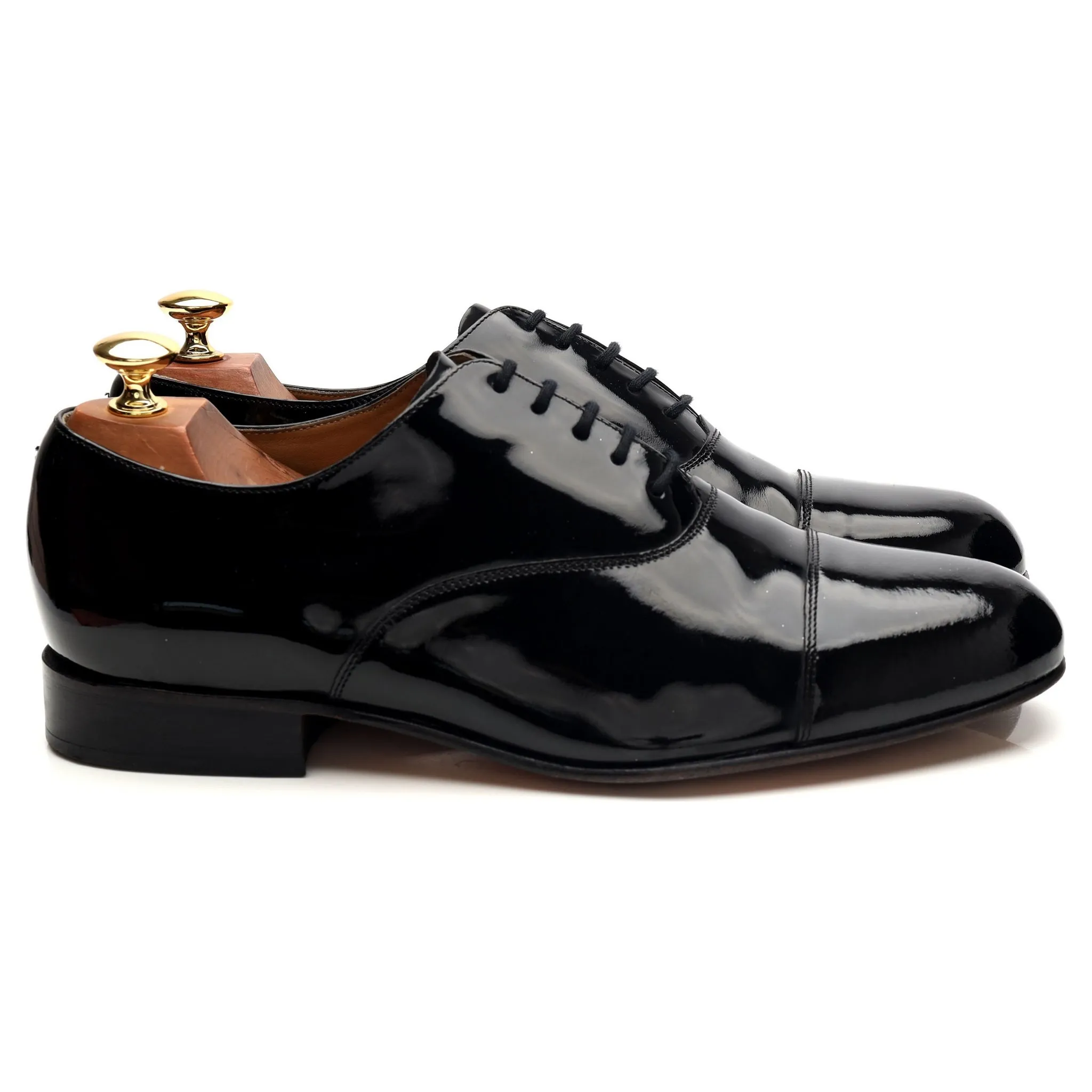 Black Patent Leather Oxford UK 8.5 G Professional Look