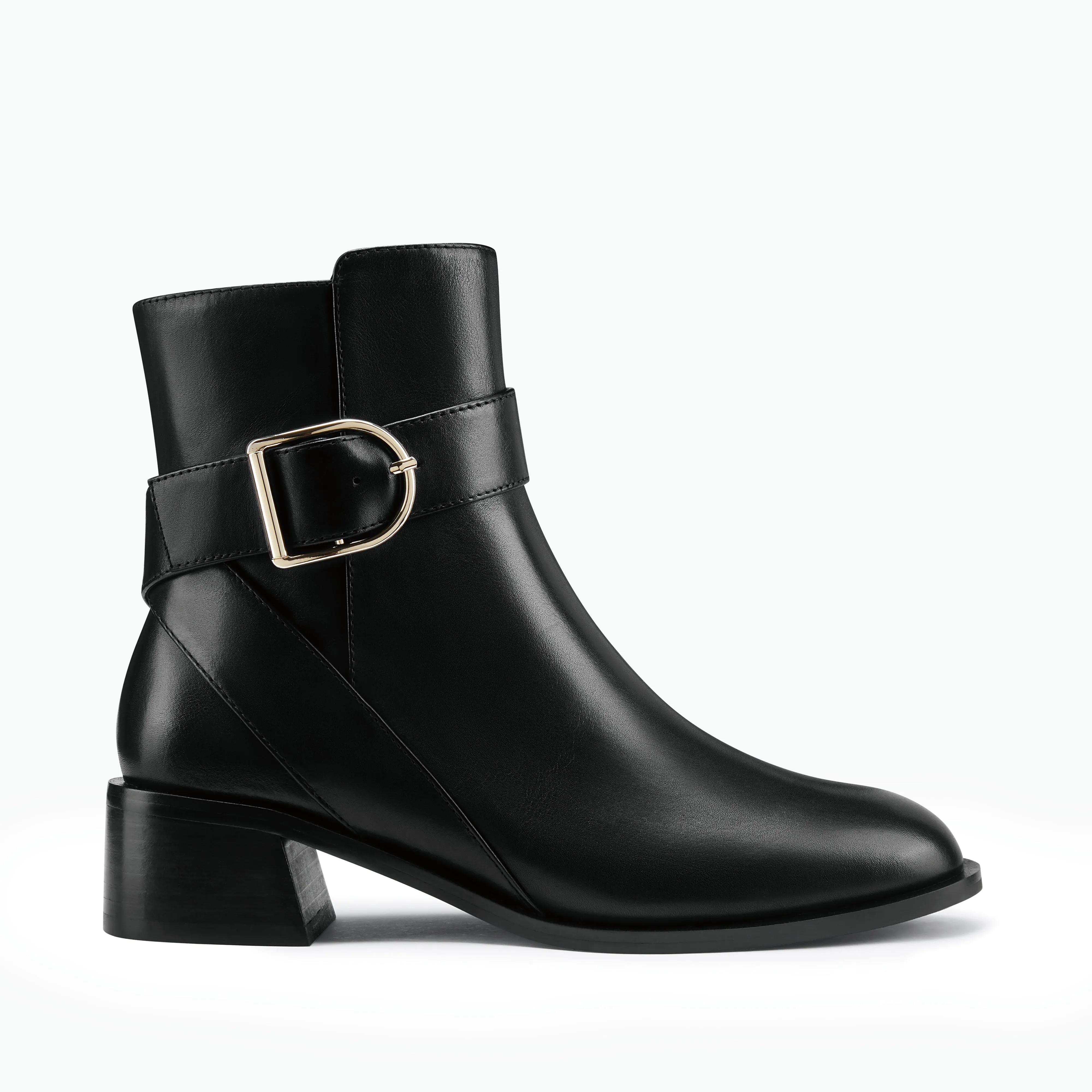 Bologna Ankle Boot | black leather Mesh Lining Classic Appearance