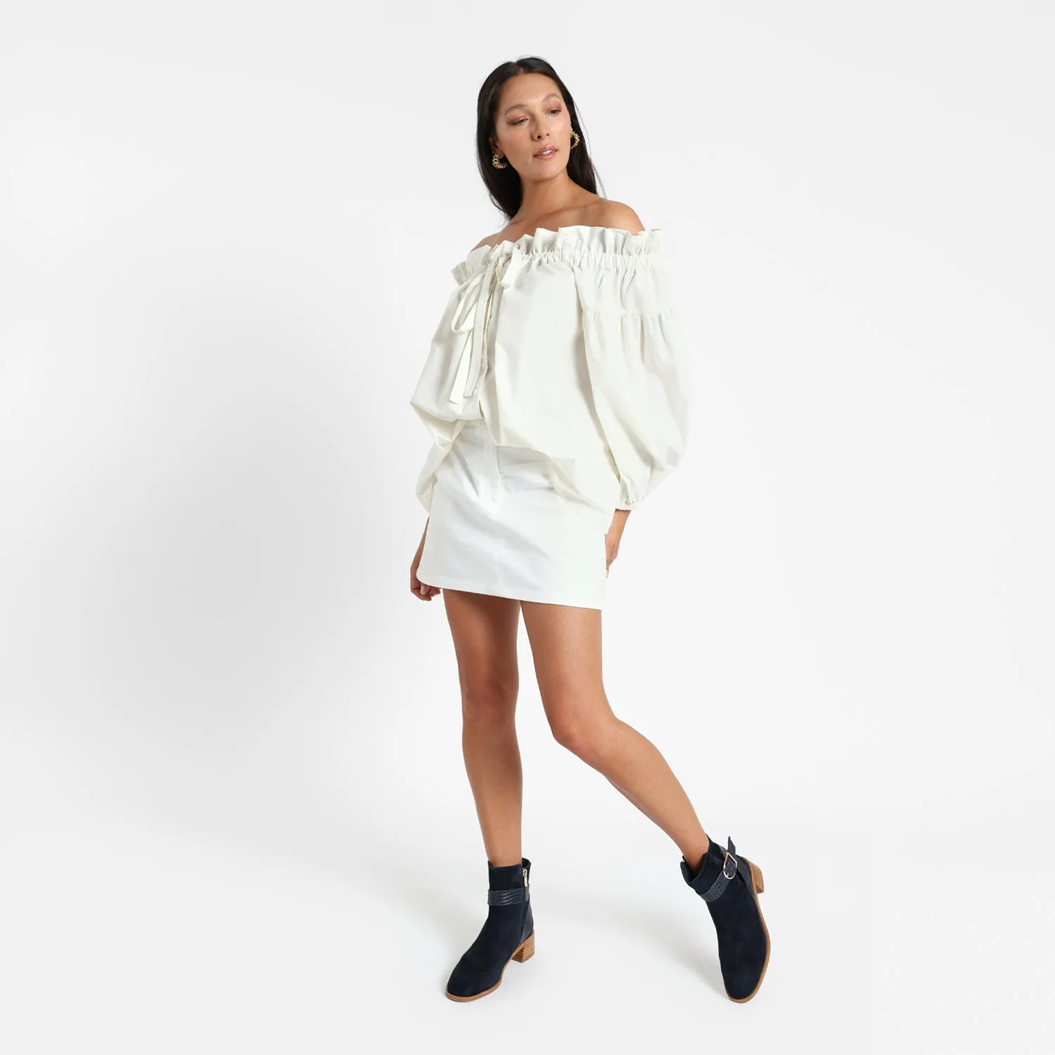 Bologna Ankle Boot | Navy suede Chill Proof