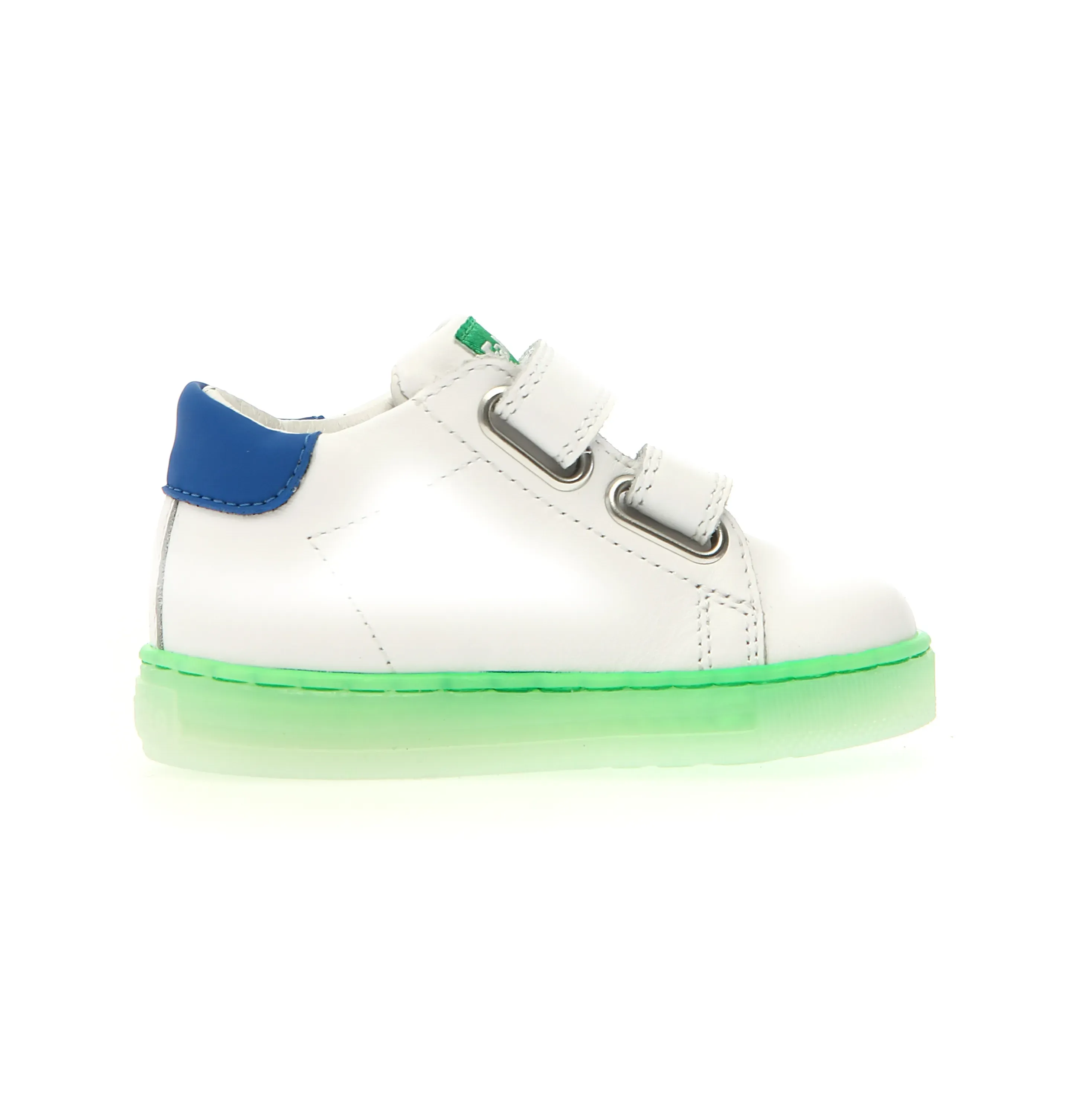 boots Falcotto Boy's And Girl's Sasha Vl Casual Shoes - White / Green Fluo
