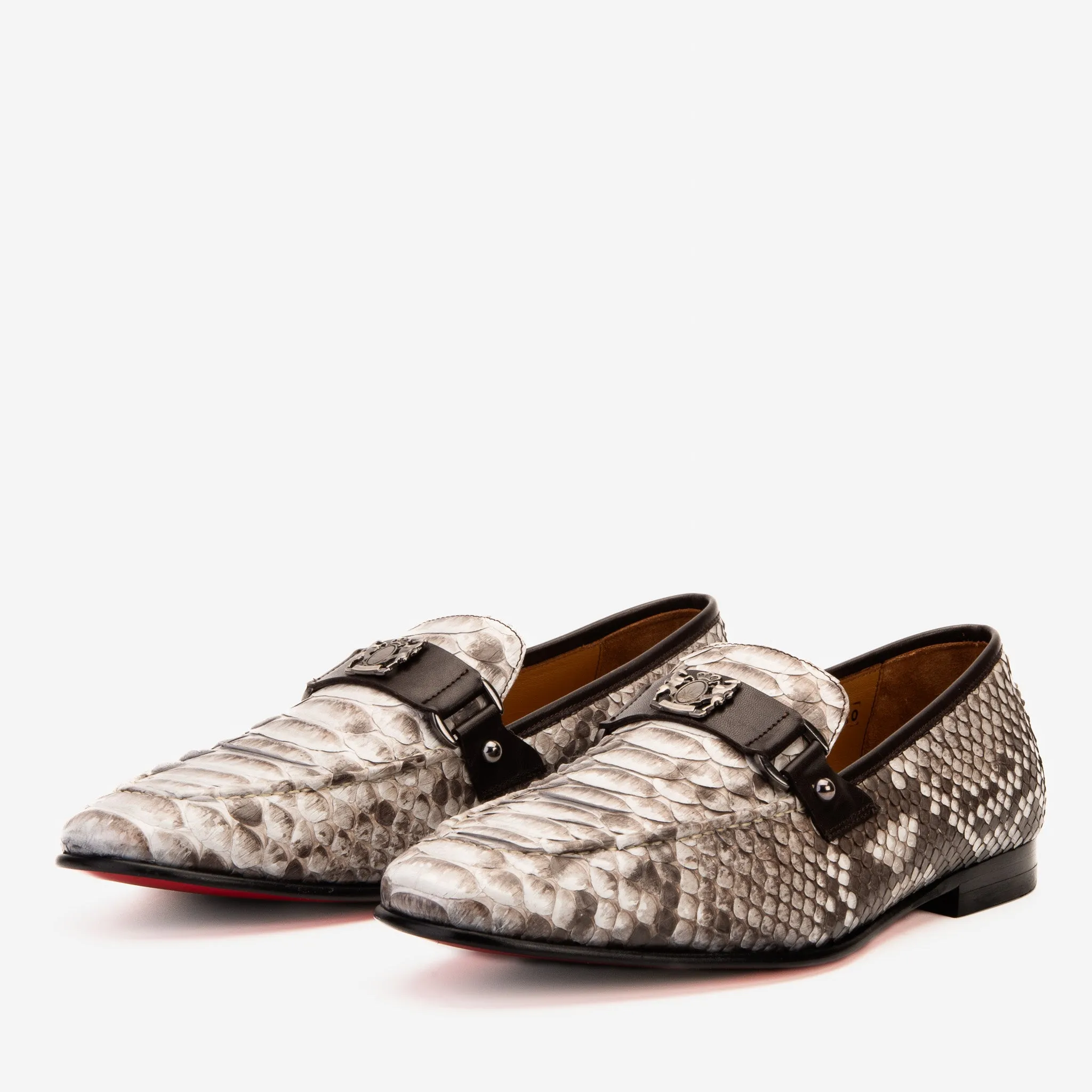 bounce-back The Boss Pyth Naturel White Color Bit Loafer Men Shoe