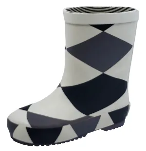 Boxbo Damier Girl's and Boy's Rain Boot Kids' casual shoes High - top kids' shoes
