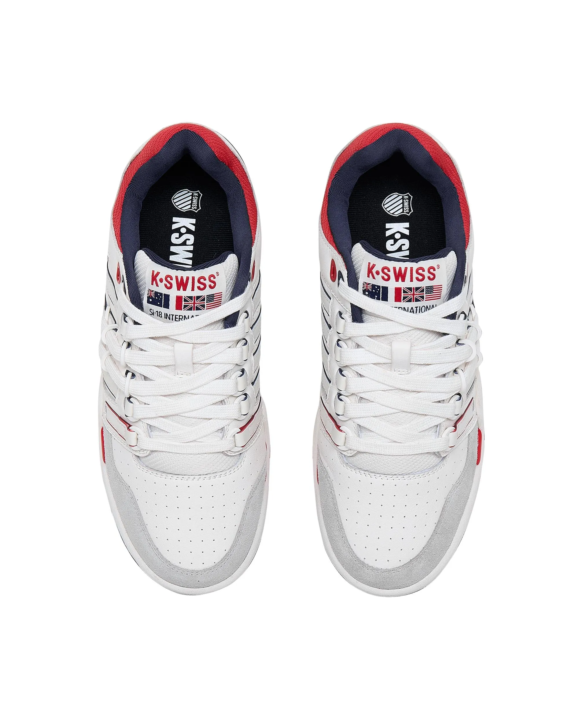Breath Flow Support 99275-955-M | WOMEN'S SI-18 SNEAKERS | EGRET/MARS RED