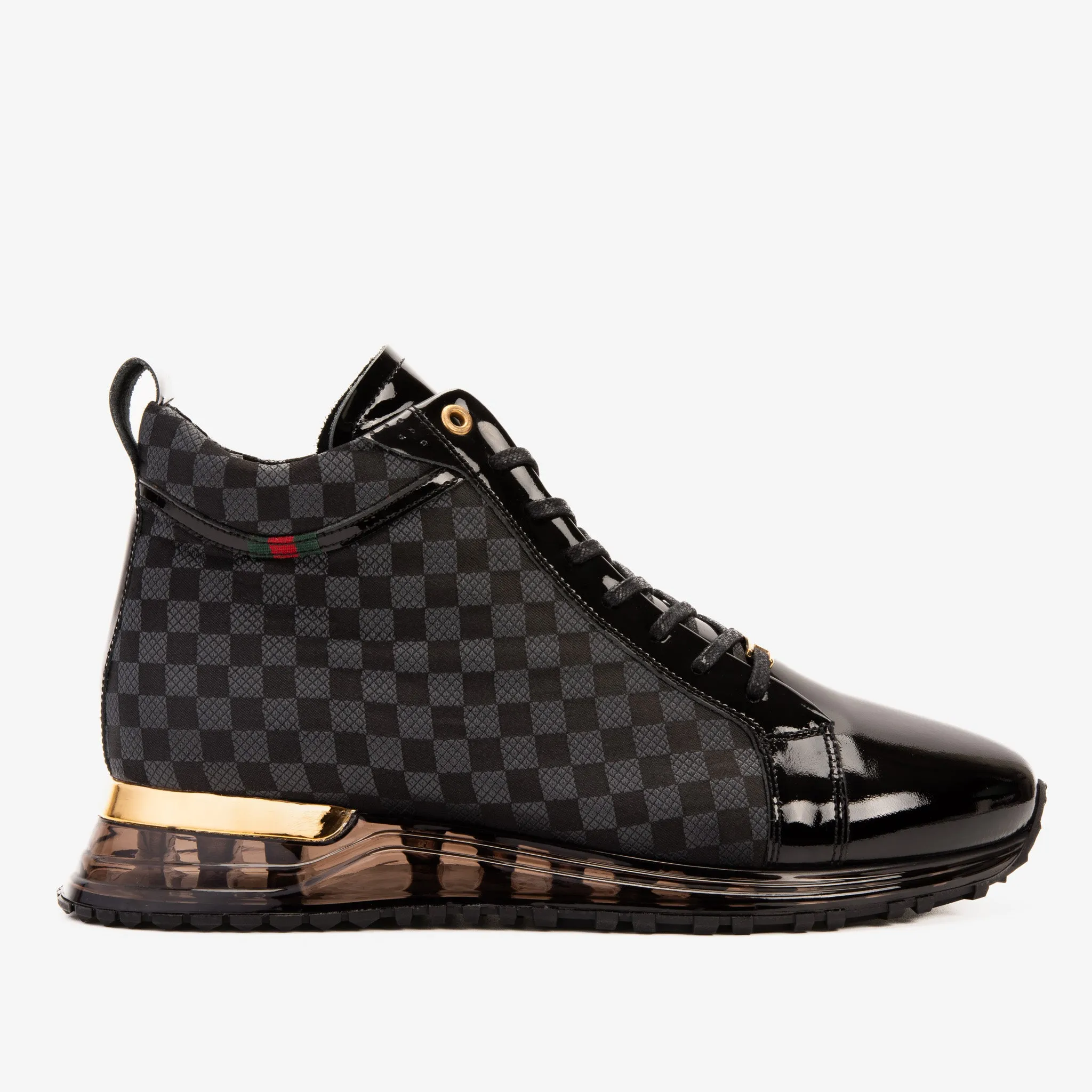 Teen Edge Pond Walk The Monte Carlo Black High-Top Men Sneaker Limited Edition