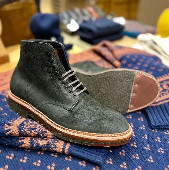 Breathable Lining 86065H - Earth Reverse Plain Toe Boot
