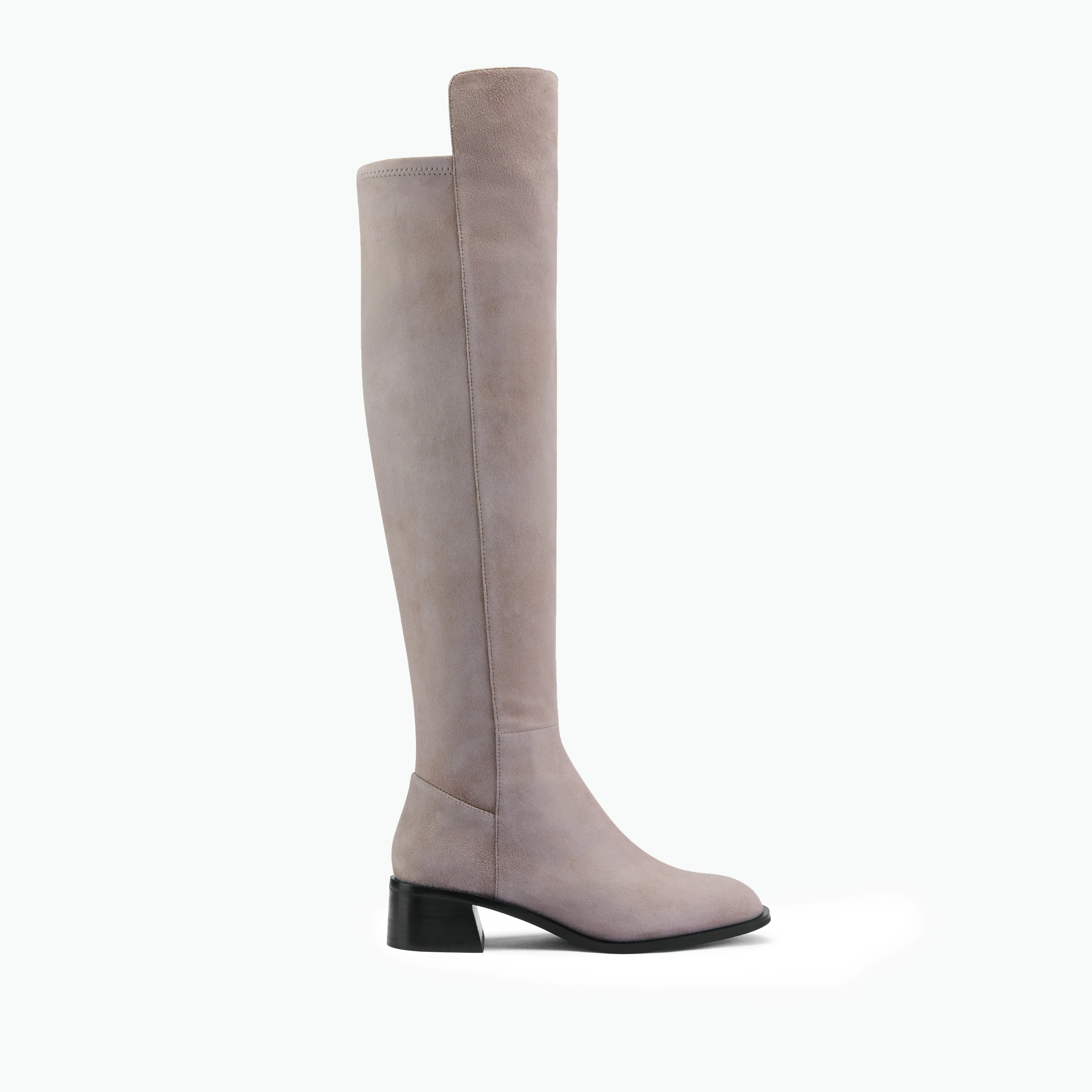 Breathable Lining Brussels Ltd Ed Knee High Boot | Taupe suede