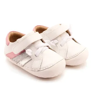Kids' loafers Comfortable kids' clothing Old Soles Girl's Sun Ray Pave Casual Shoes - Snow