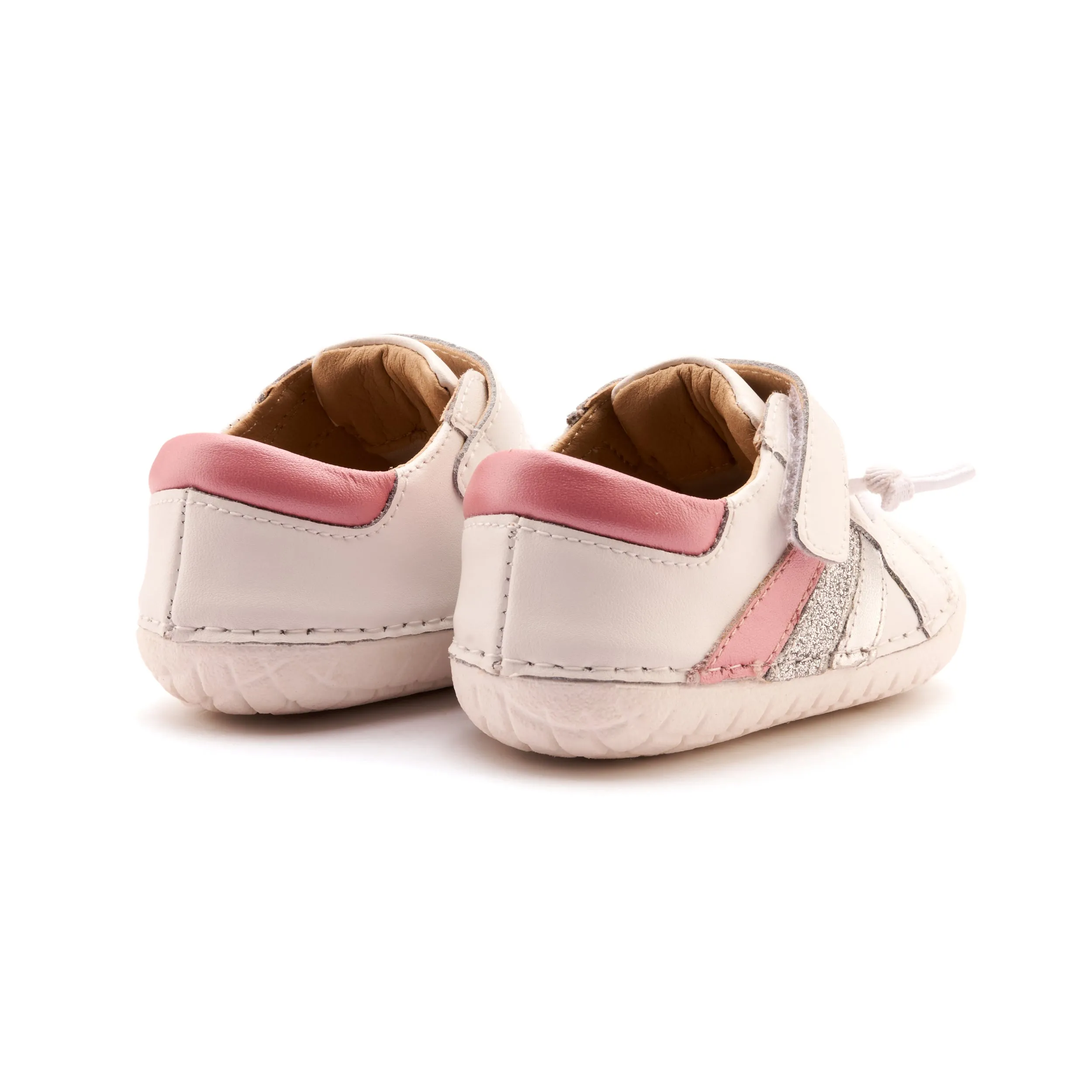 Breathable Material Old Soles Girl's Sun Ray Pave Casual Shoes - Snow