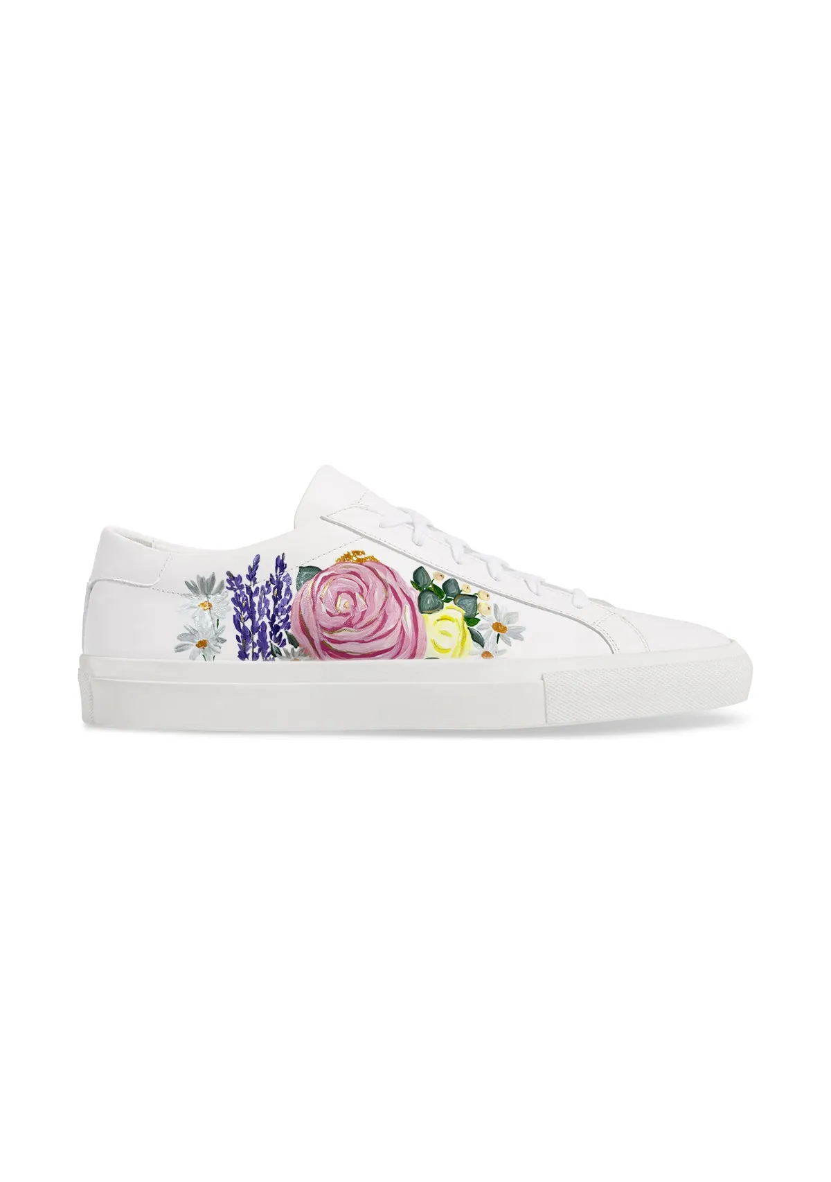 Bridal Bouquet White Sneaker Travel Motion