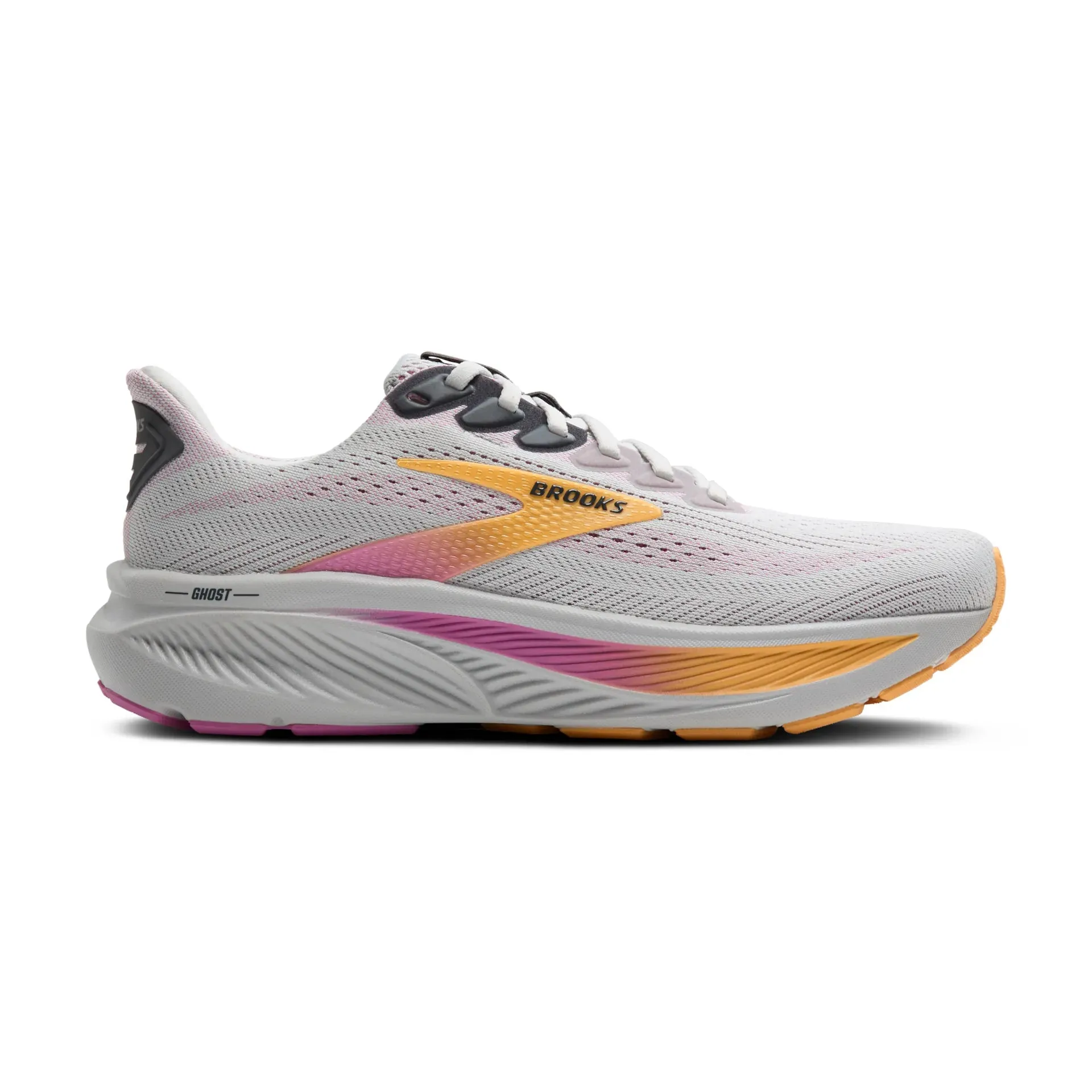 BROOKS GHOST 17 - WHITE MULTI Breath Easy Vent