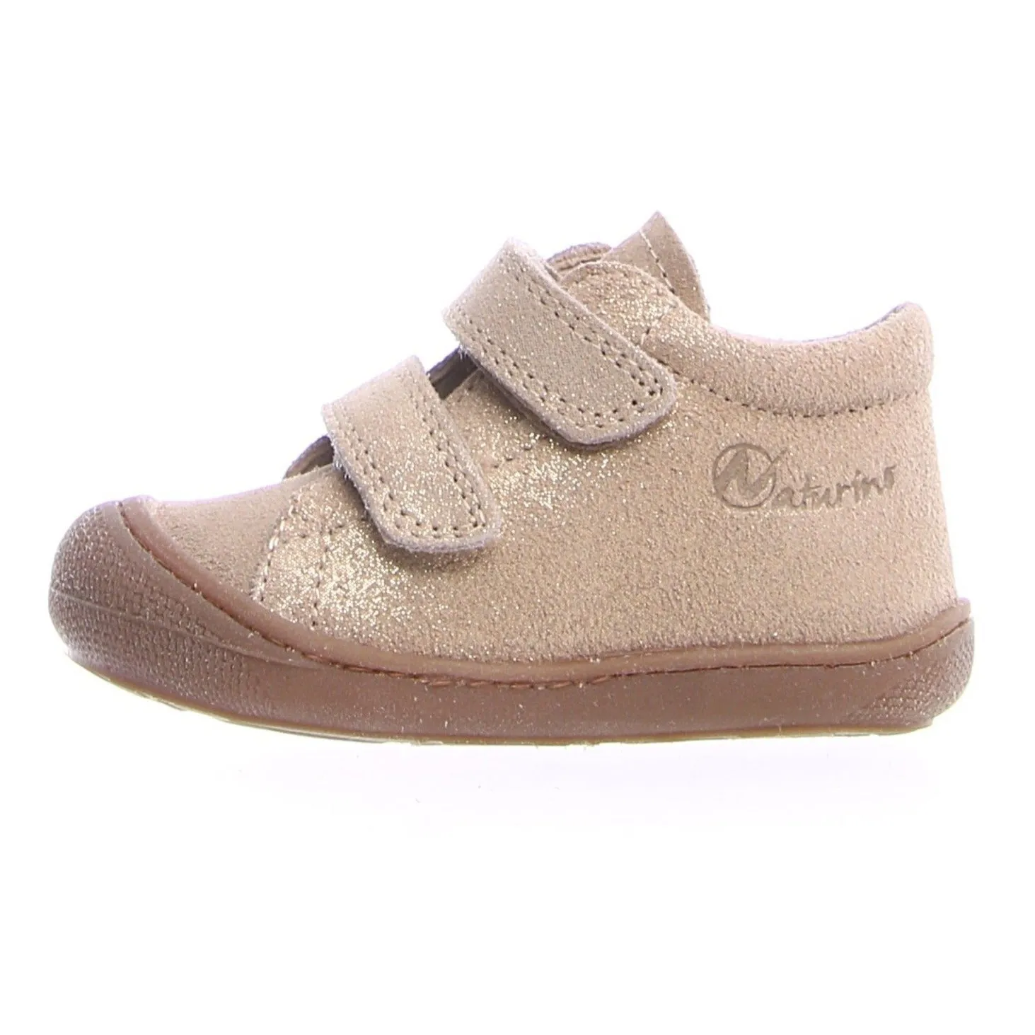 Buckle Kids Naturino Girl's Cocoon Vl Vel.Glitter Sneakers - Platinum