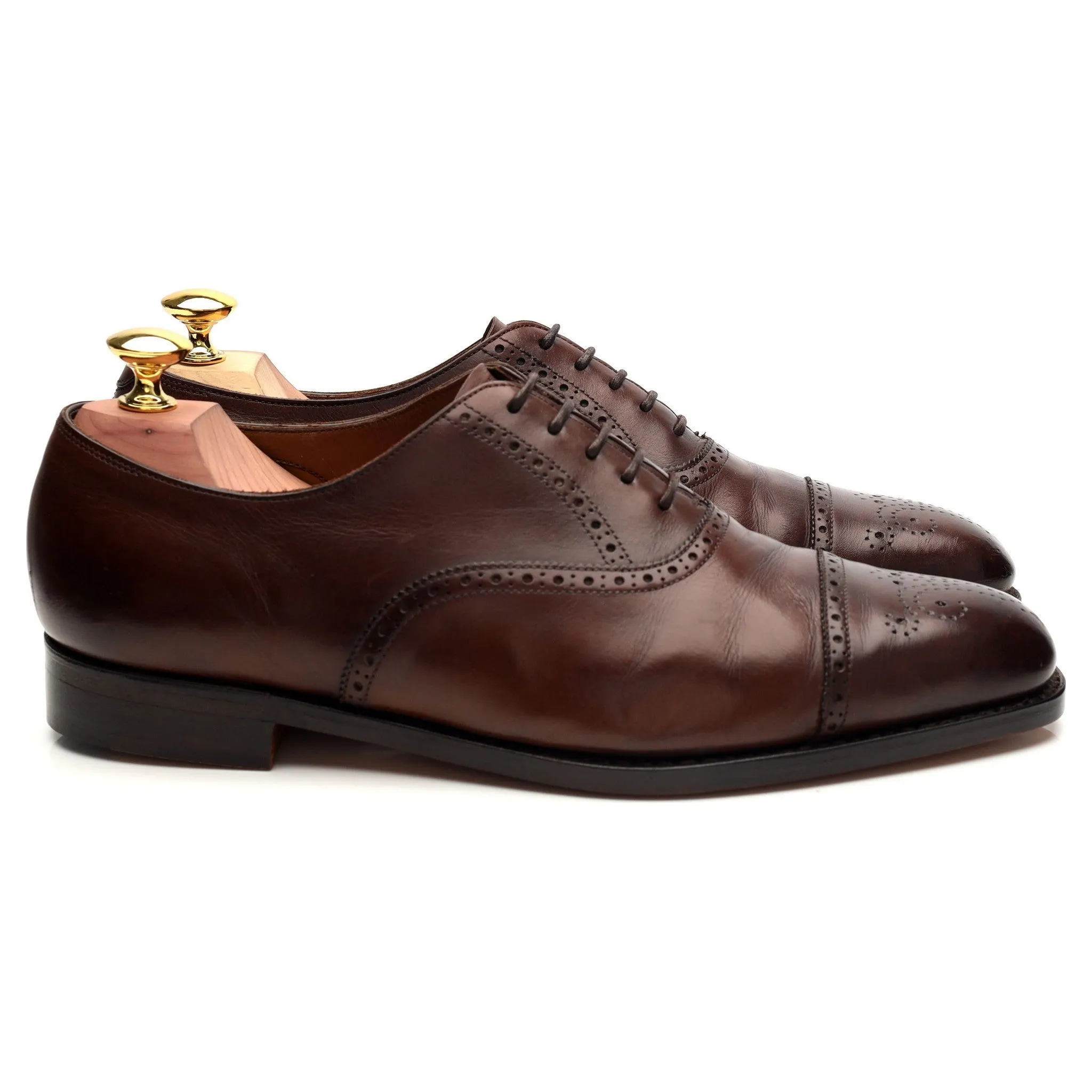 Comfort Step 'Asquith' Brown Leather Oxford Brogue UK 7 E