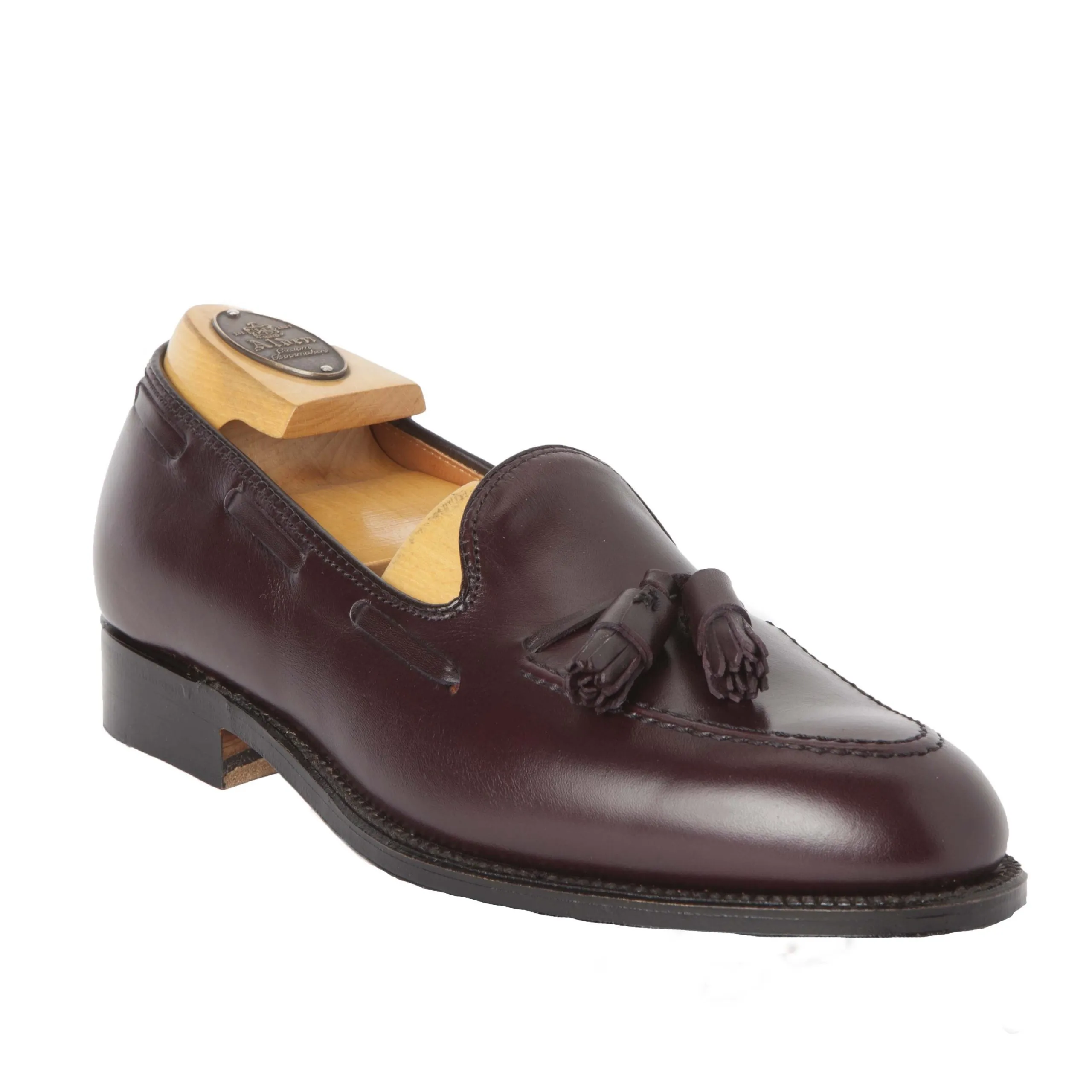Business casual 663 - Tassel Loafer in Burgundy Calfskin