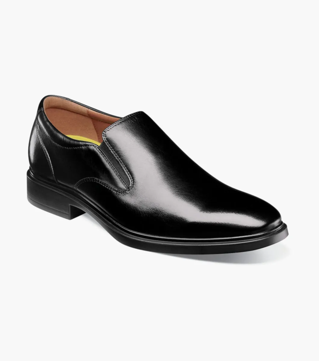 Business Footwear Forecast Plain Toe Slip On -Black | Florsheim