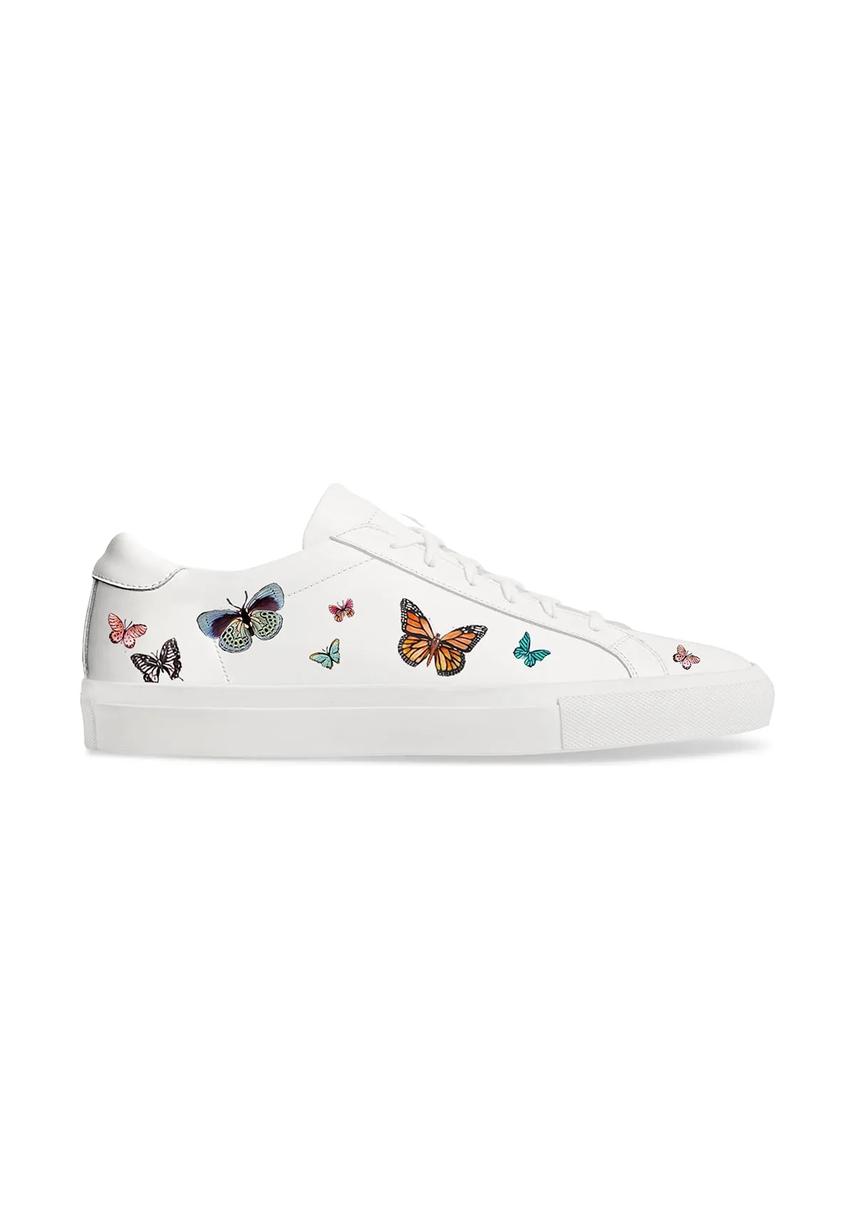 Butterflies White Sneaker Fresh flexibility