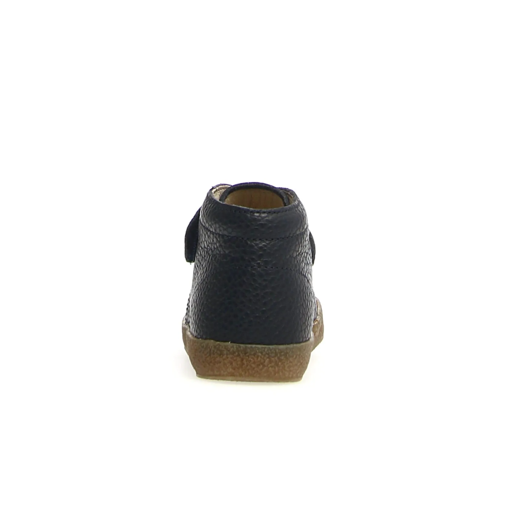Button Details Falcotto Boy's and Girl's Conte Shoes, Navy Blue