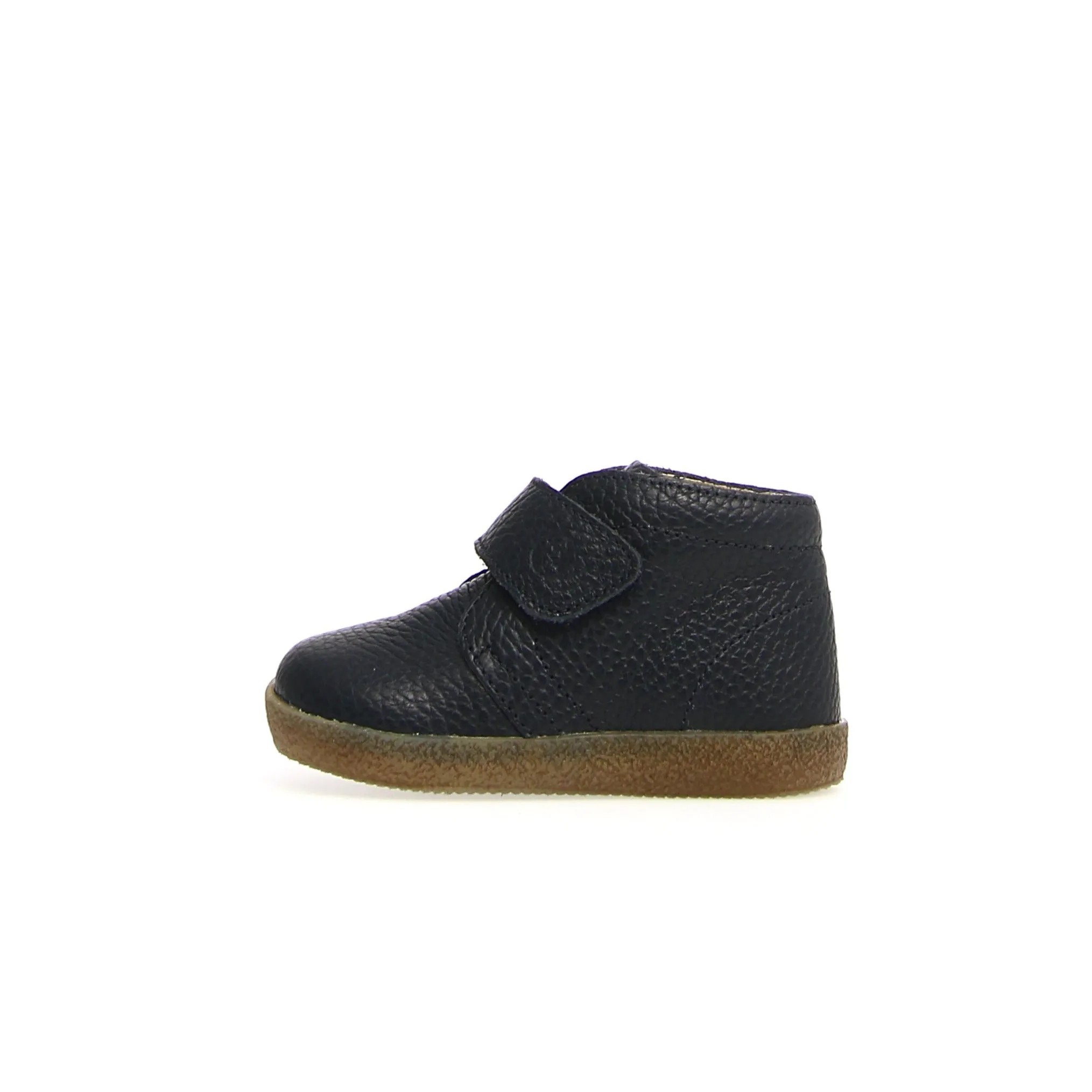 Button Details Falcotto Boy's and Girl's Conte Shoes, Navy Blue