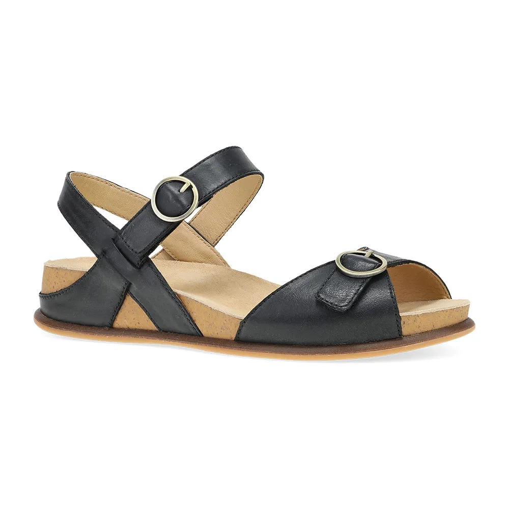 Dansko Candace Womens Shoes BlackBurnishedNappa