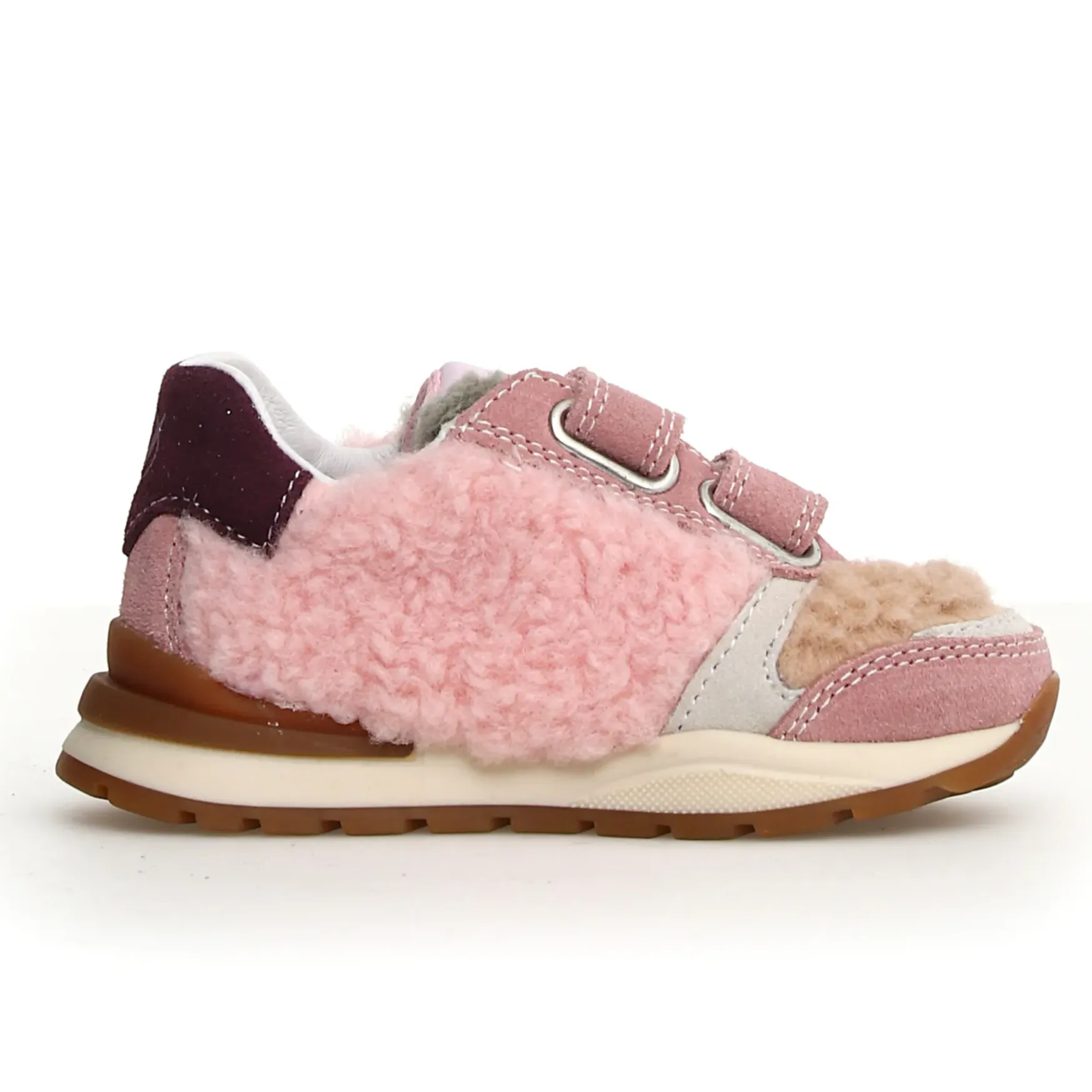 Canvas Upper Naturino Quelly VI Girl's Casual Shoes - Pink/Rose/Sage