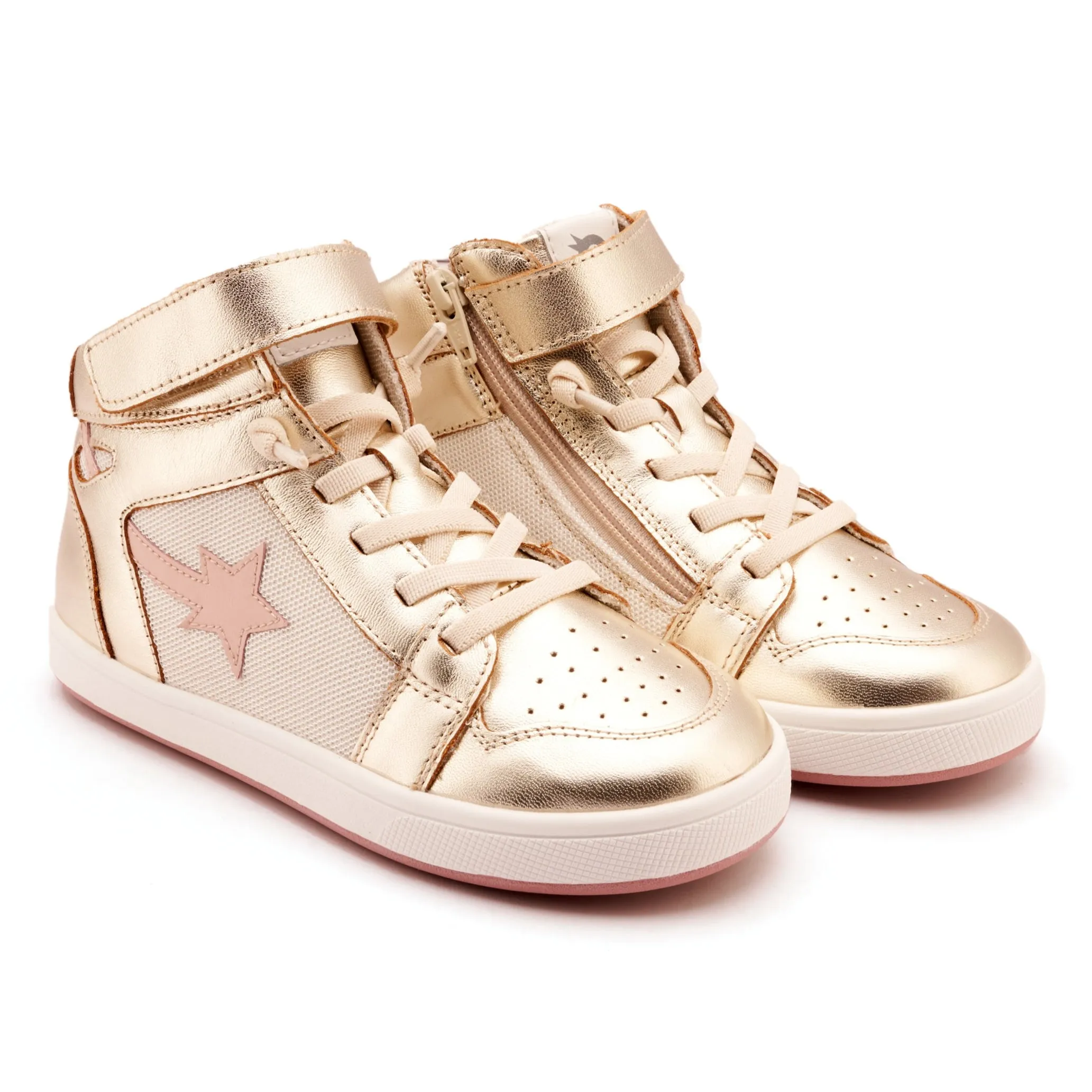 Old Soles Girl's Team Sport Casual Shoes - Gold / Nacardo Dalia / Kiss Stylish kids' wear Narrow - fit kids' shoes