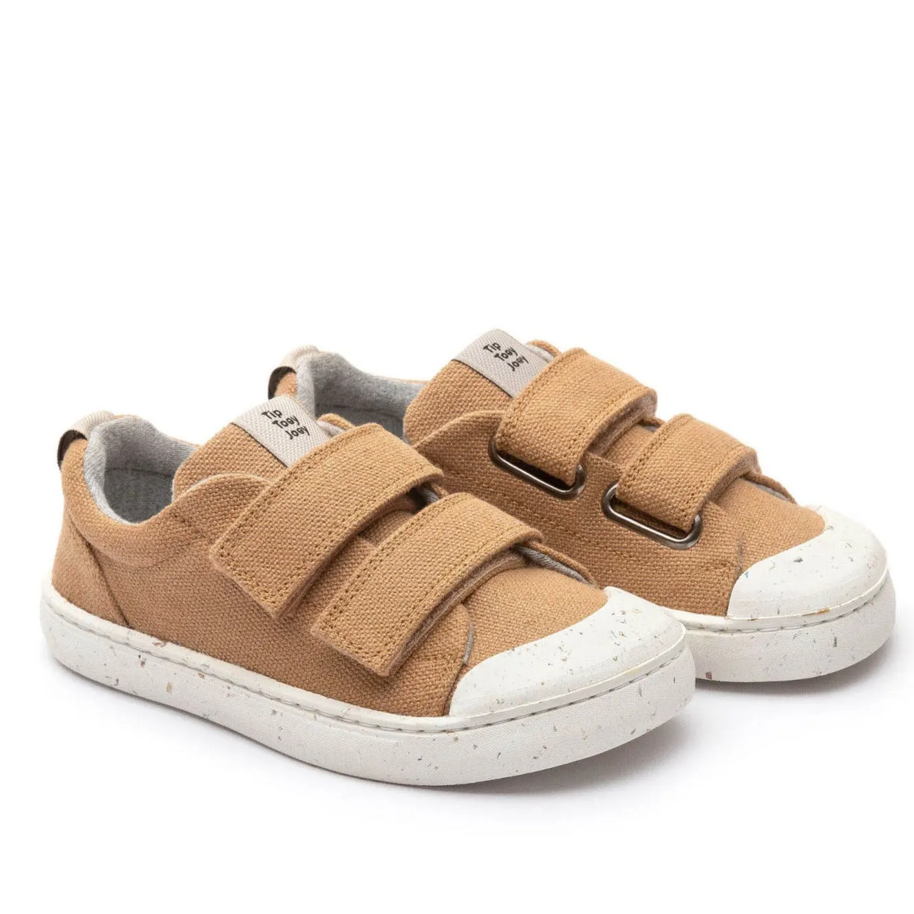 Tip Toey Joey Boy's and Girl's Ramp Green Sneakers - Natural Organic Canvas Cute kids' shoes Semi - formal kids' wear