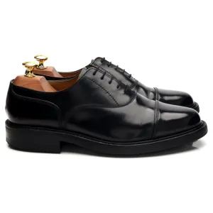 'Settle' Black Leather Oxford UK 8 FX Everyday Durability