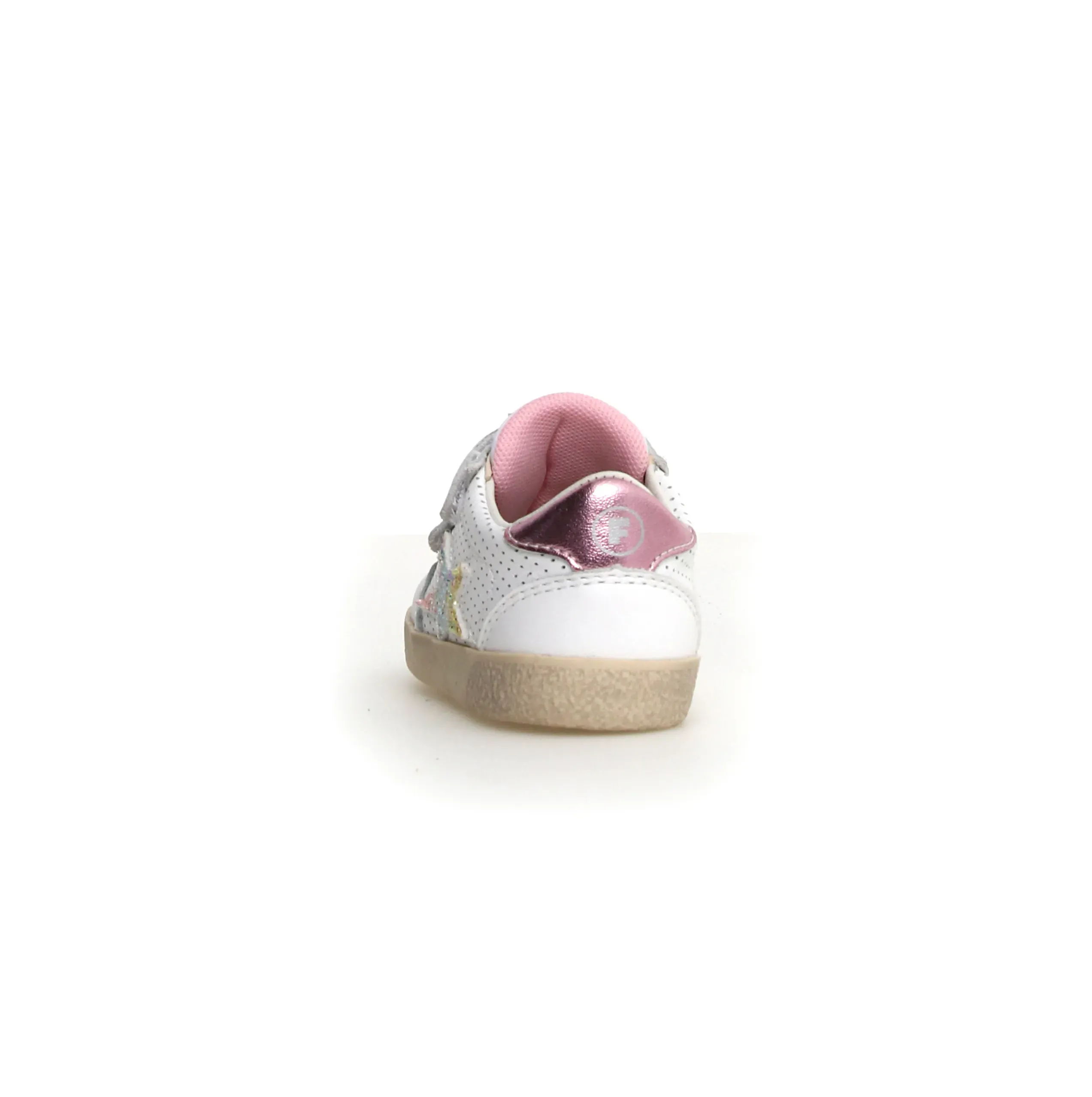 Charm Kids Falcotto Girl's Alnoite Low 2 Vl Casual Shoes - White / Pink