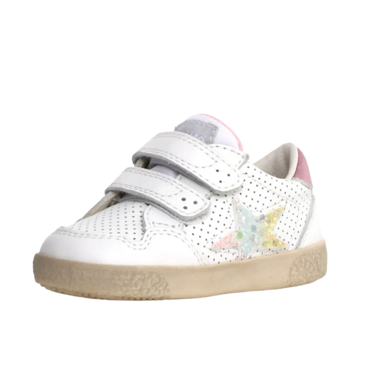 Fall kids' attire Low - top kids' shoes Falcotto Girl's Alnoite Low 2 Vl Casual Shoes - White / Pink