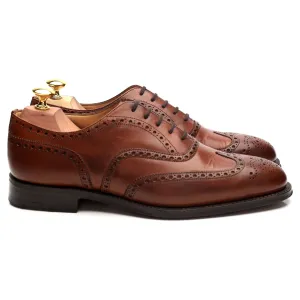 'Chetwynd' Tan Brown Leather Oxford Brogues UK 7 G Smart Walk