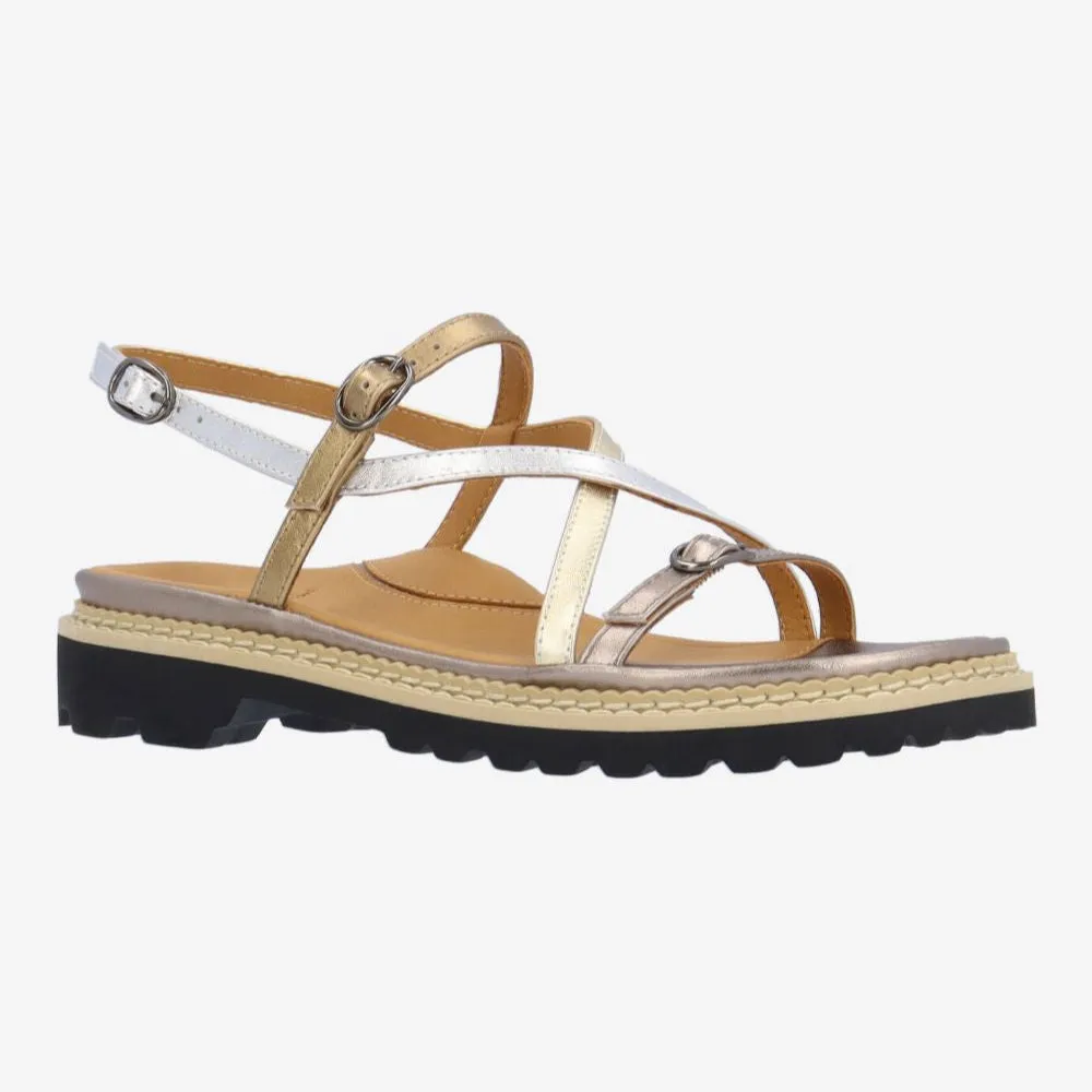 L'AMOUR DES PIEDS DANILO - METALLIC Bride Side Pop Shade