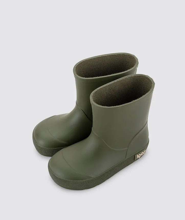 Chic Kids Igor Boy's and Girl's Yogi Rain Boots, Kaki