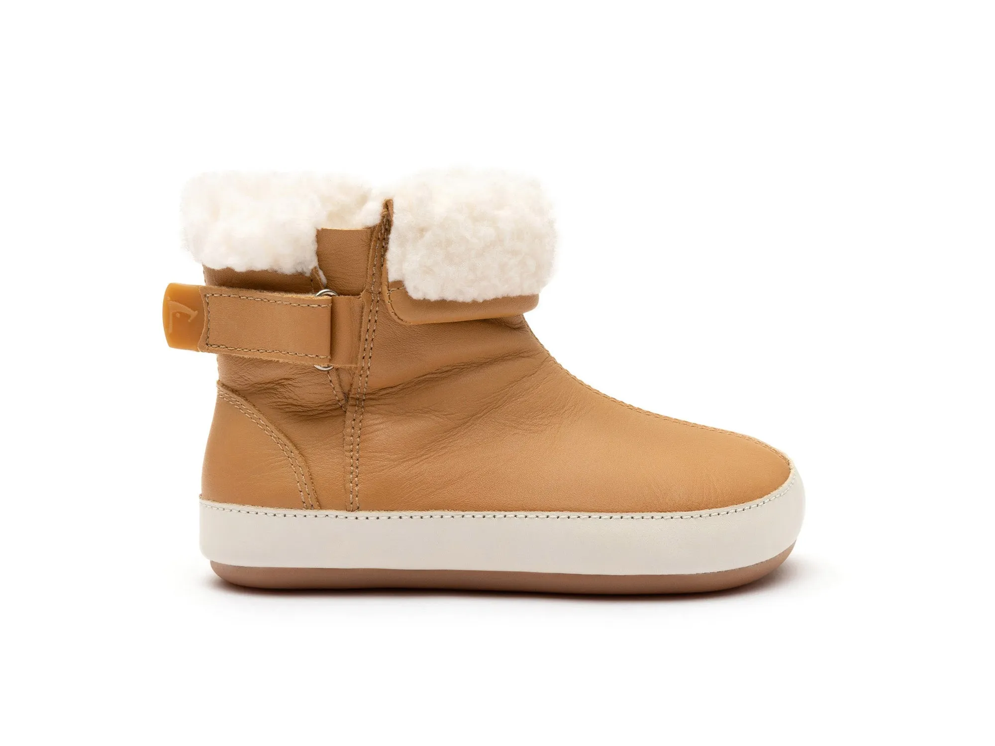 Chic Looks Tip Toey Joey Girl's and Boy's Dobby Boots - Hay / Tapioca
