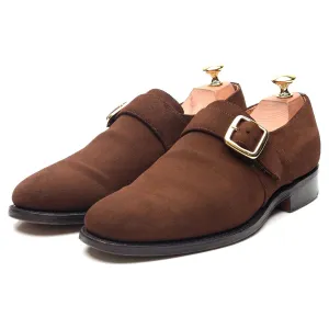 'Westbury' Brown Suede Monk Strap UK 6.5 F Business Ready