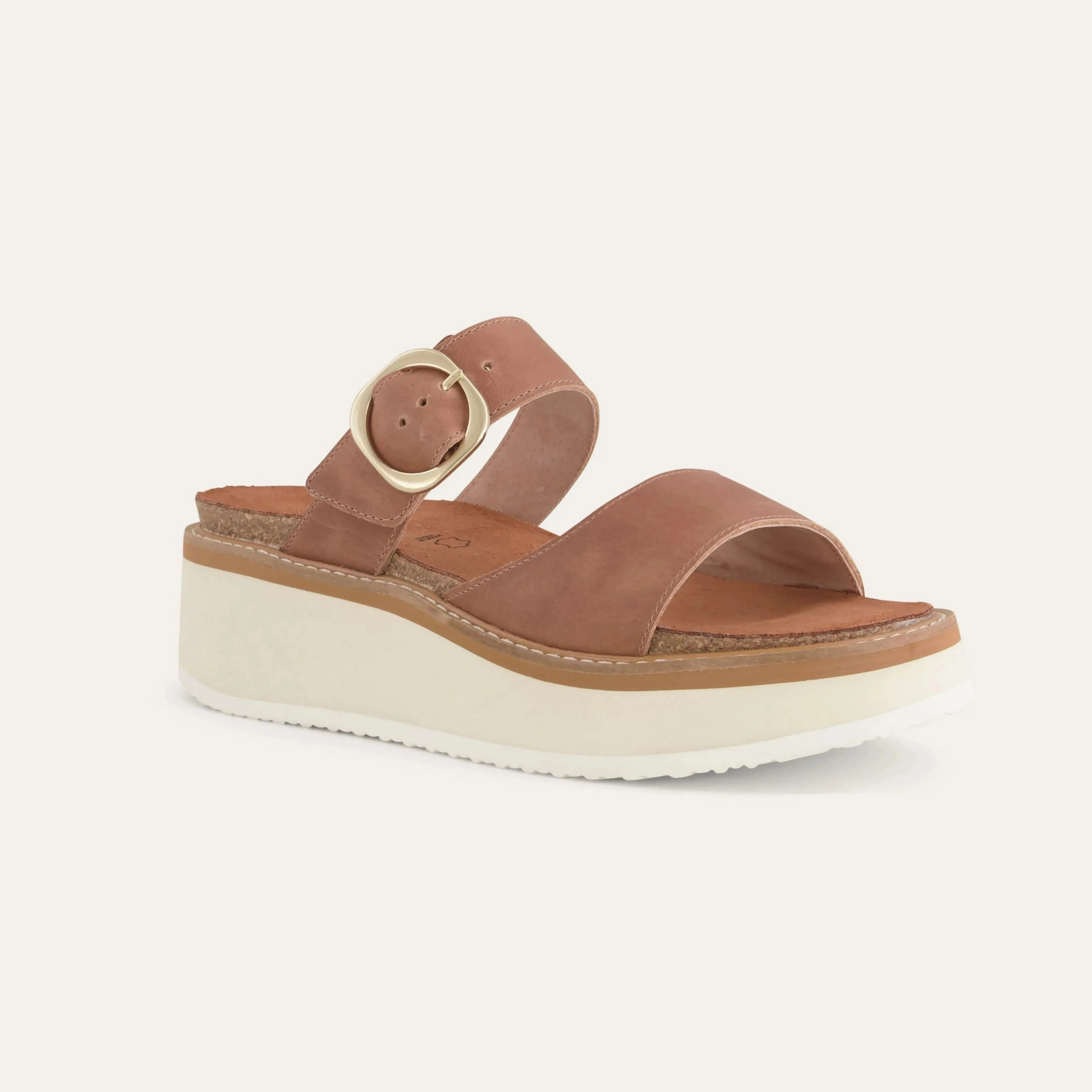 Chic Platform Heels NAOT HALVAH - LATTE