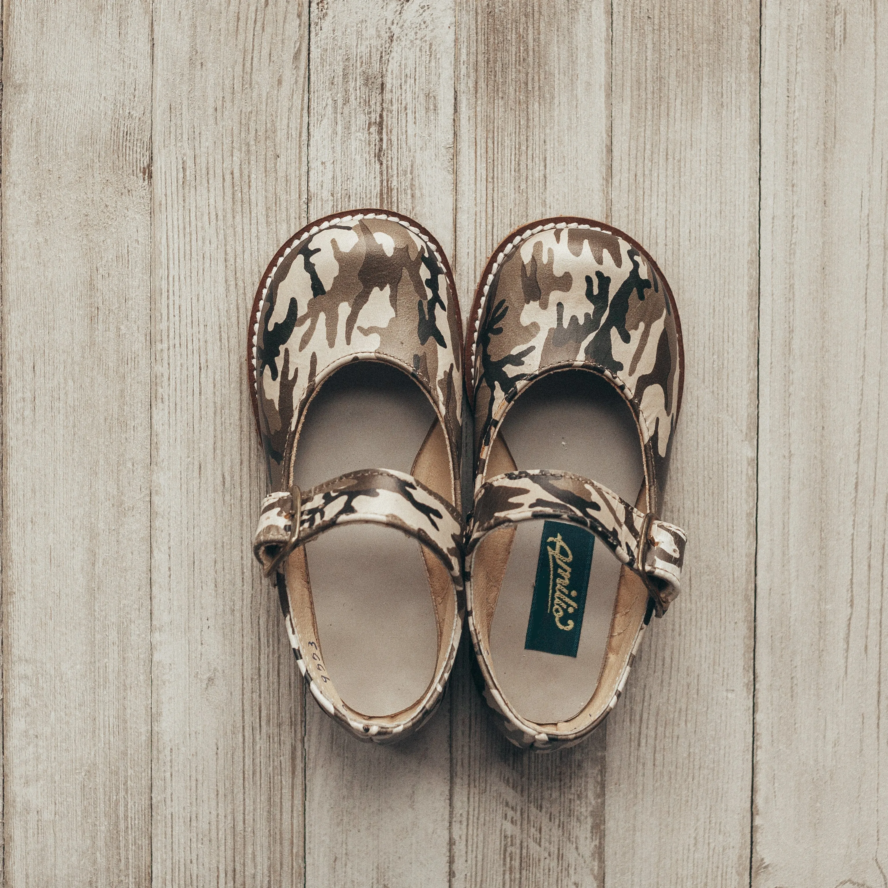 Children Footwear Mary Jane - Camo