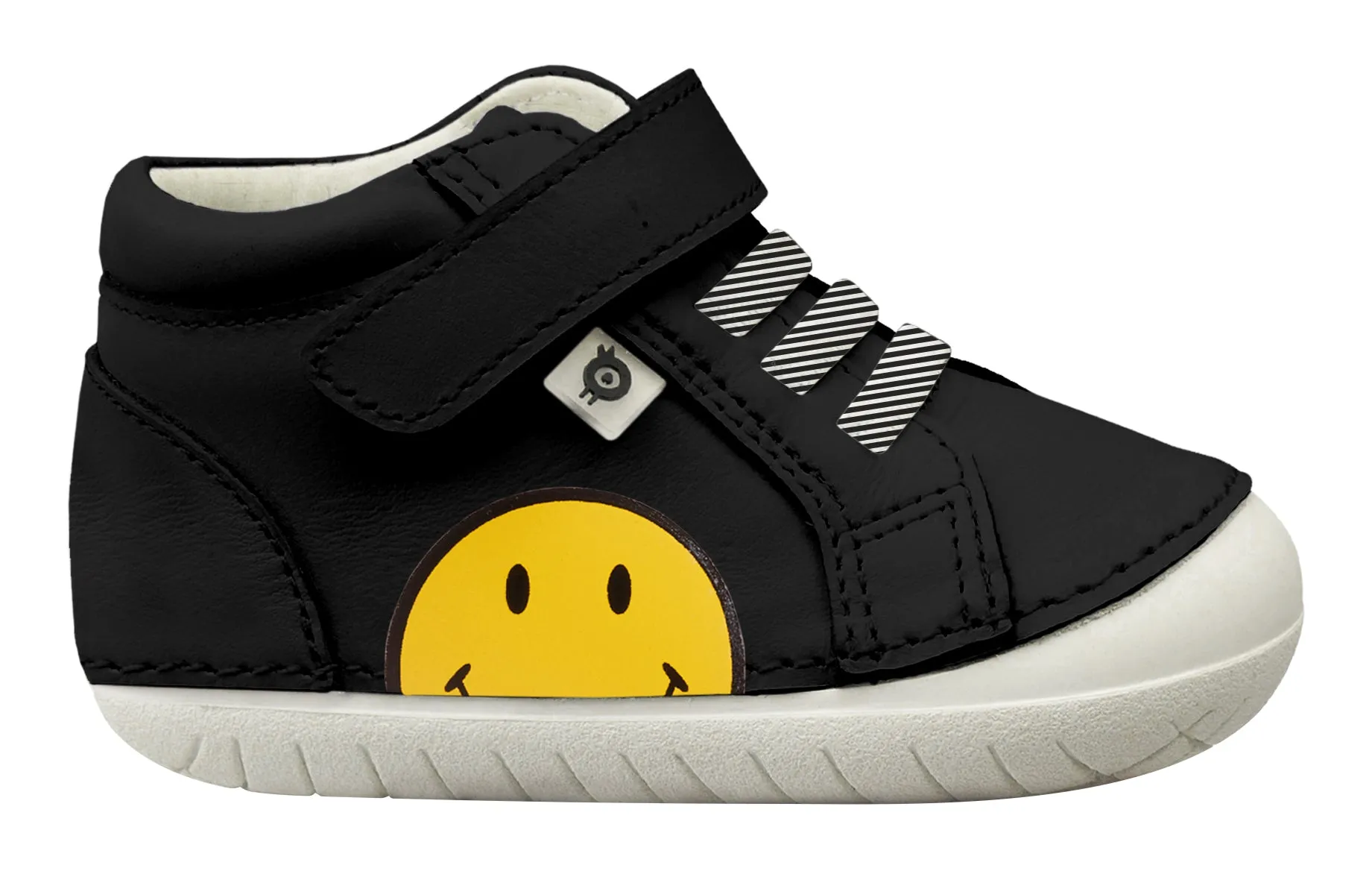 Old Soles Boy's & Girl's 4093 Smiley Pave Casual Shoes - Black Synthetic kids' shoes