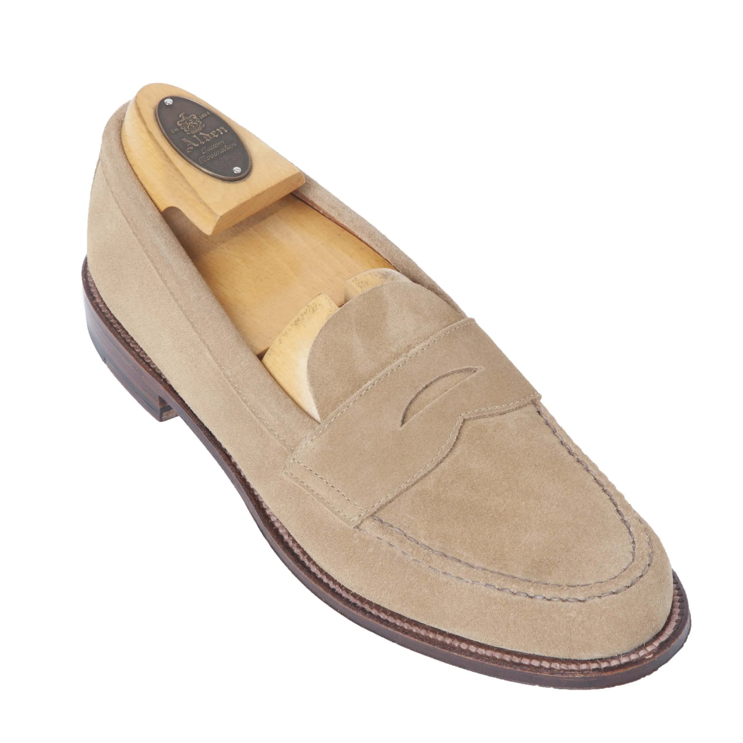 City Comfort 6244F - Unlined Leisure Hand Sewn in Tan Suede